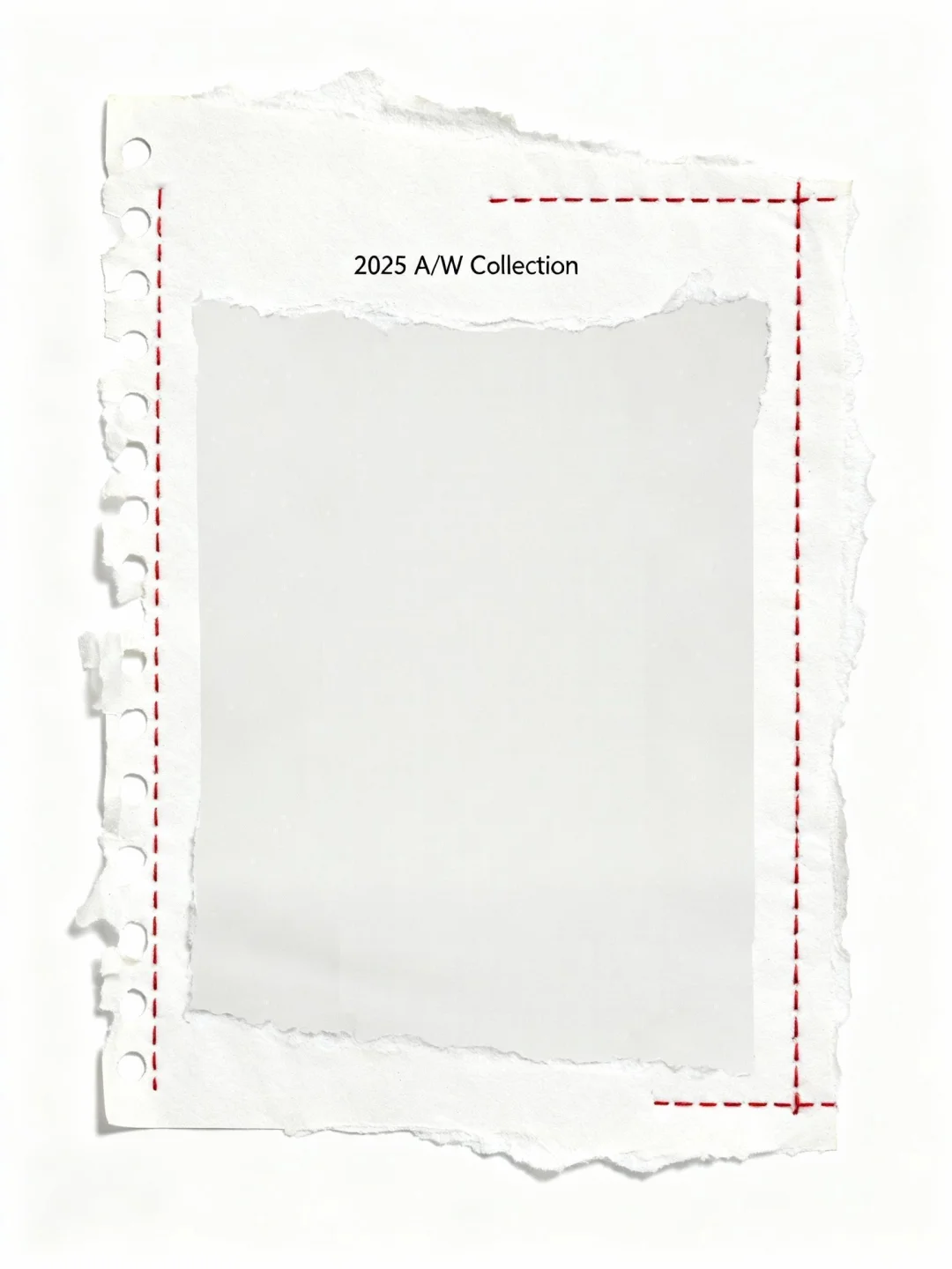 即梦素材｜红缝纫线