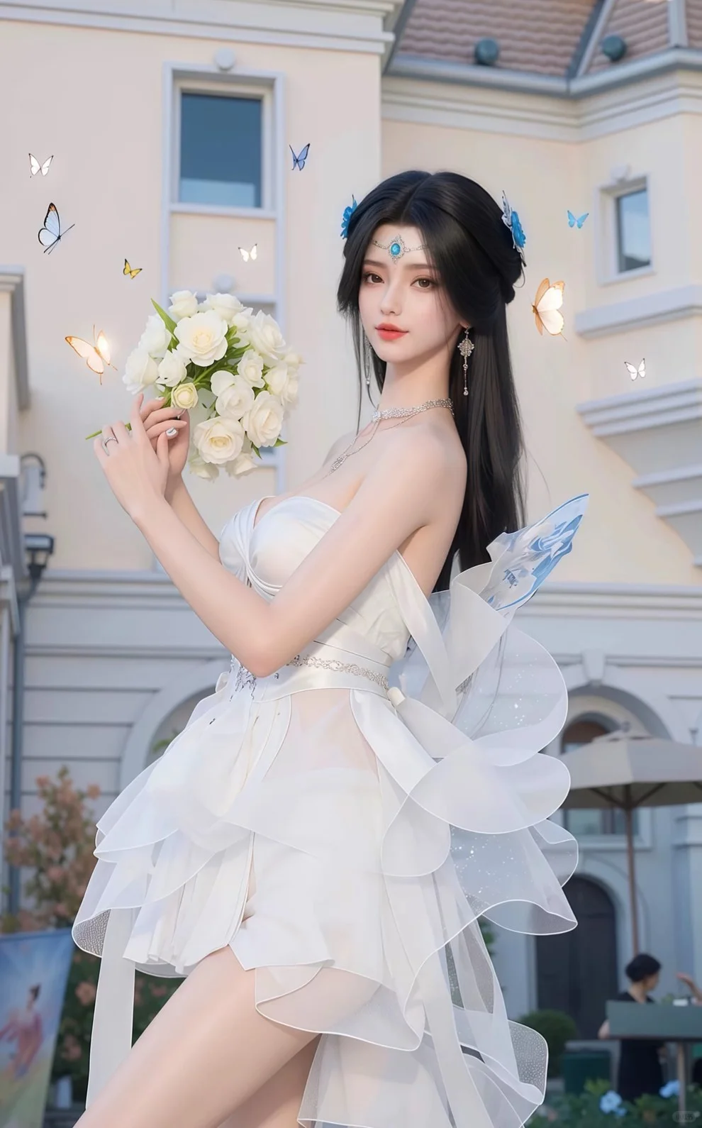 国漫女神云曦穿搭对比，好身材大长腿高颜值