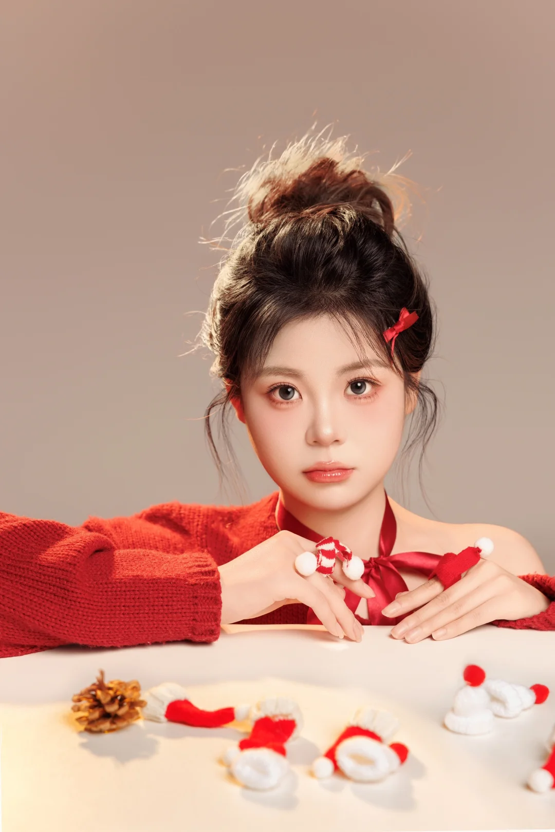 这套圣诞小红帽也太甜了吧🎄黄州写真