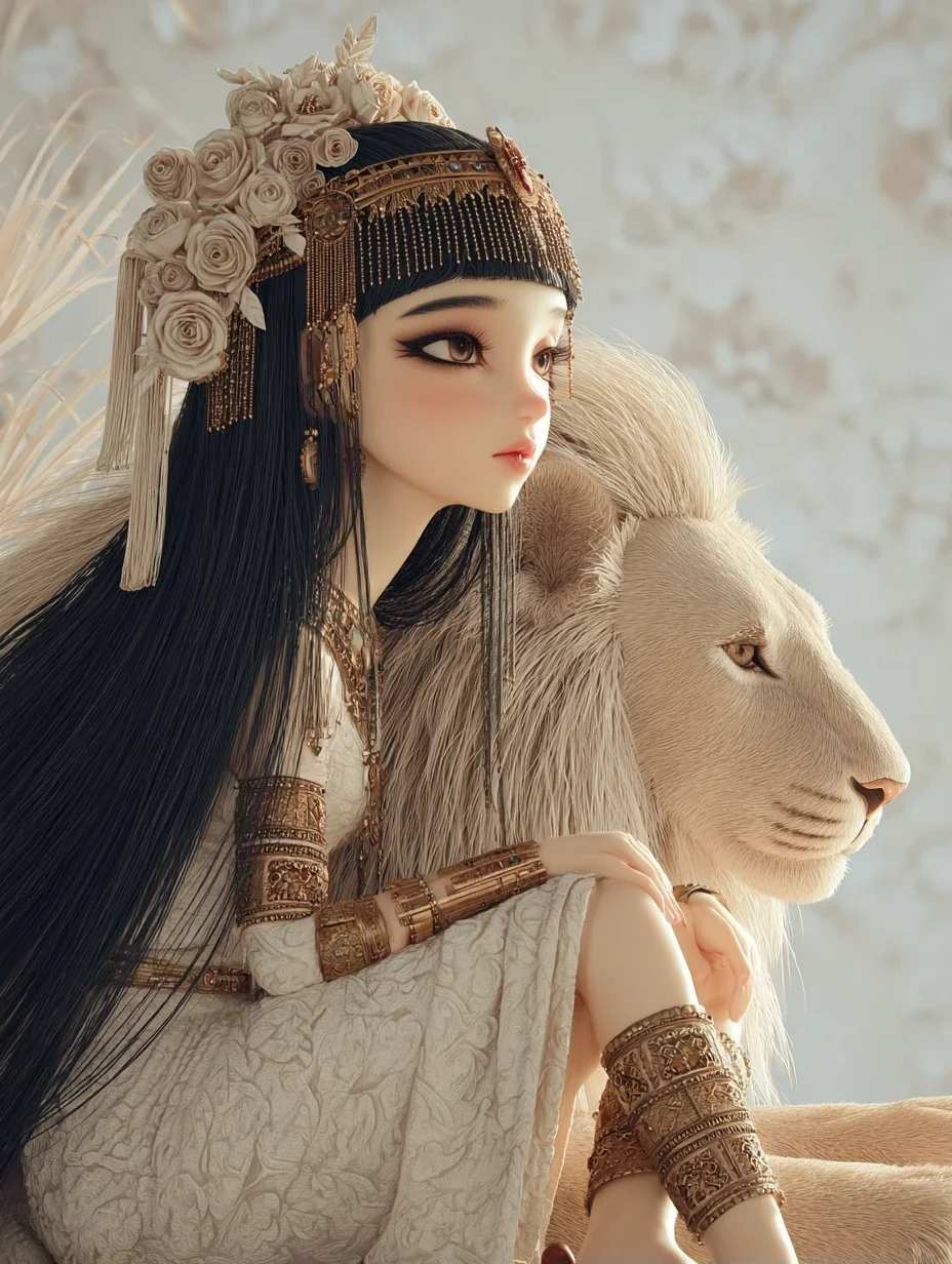 尼罗河畔的少女