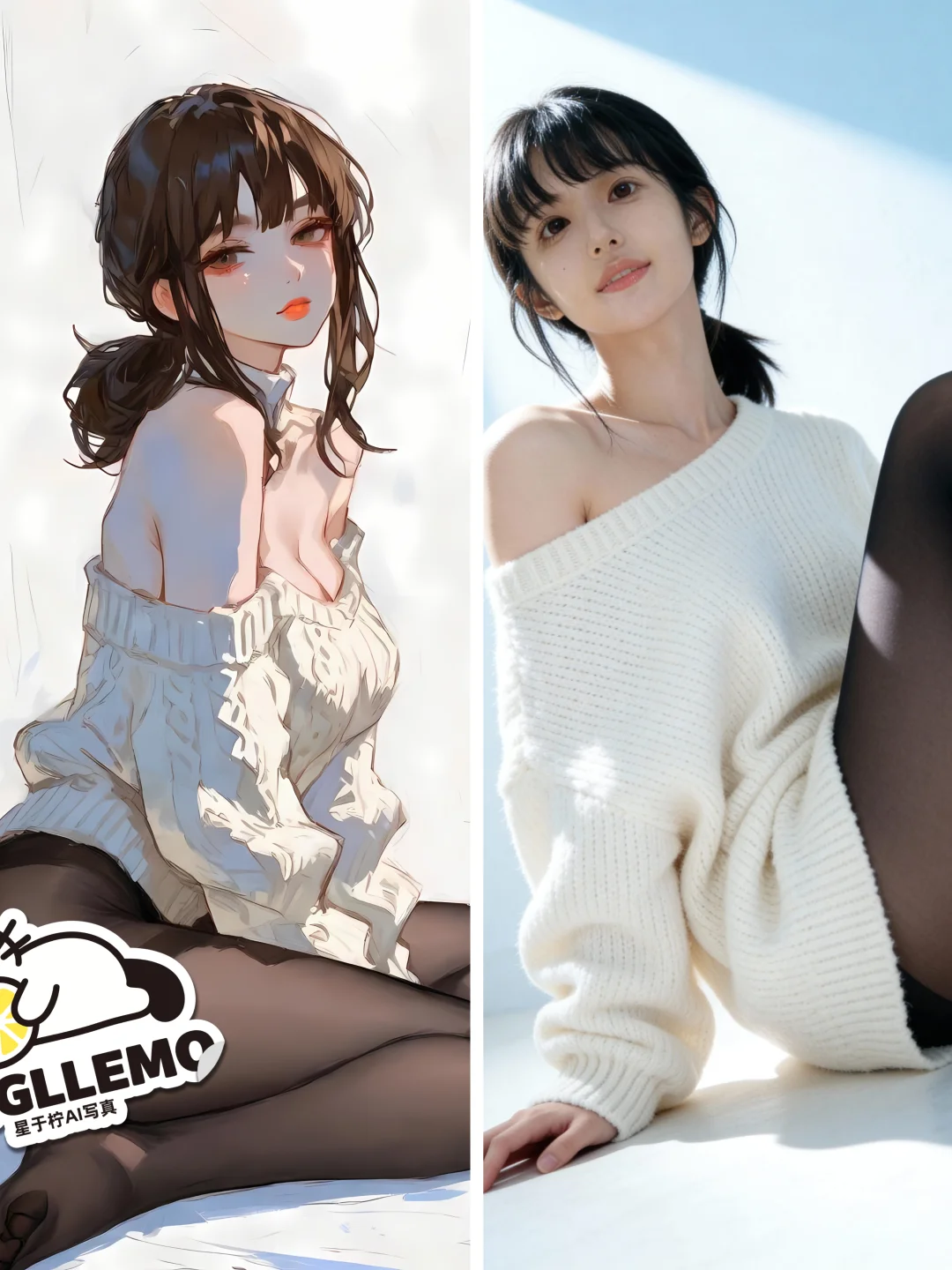 日光织软｜#002 真人+二次元 双写真👍
