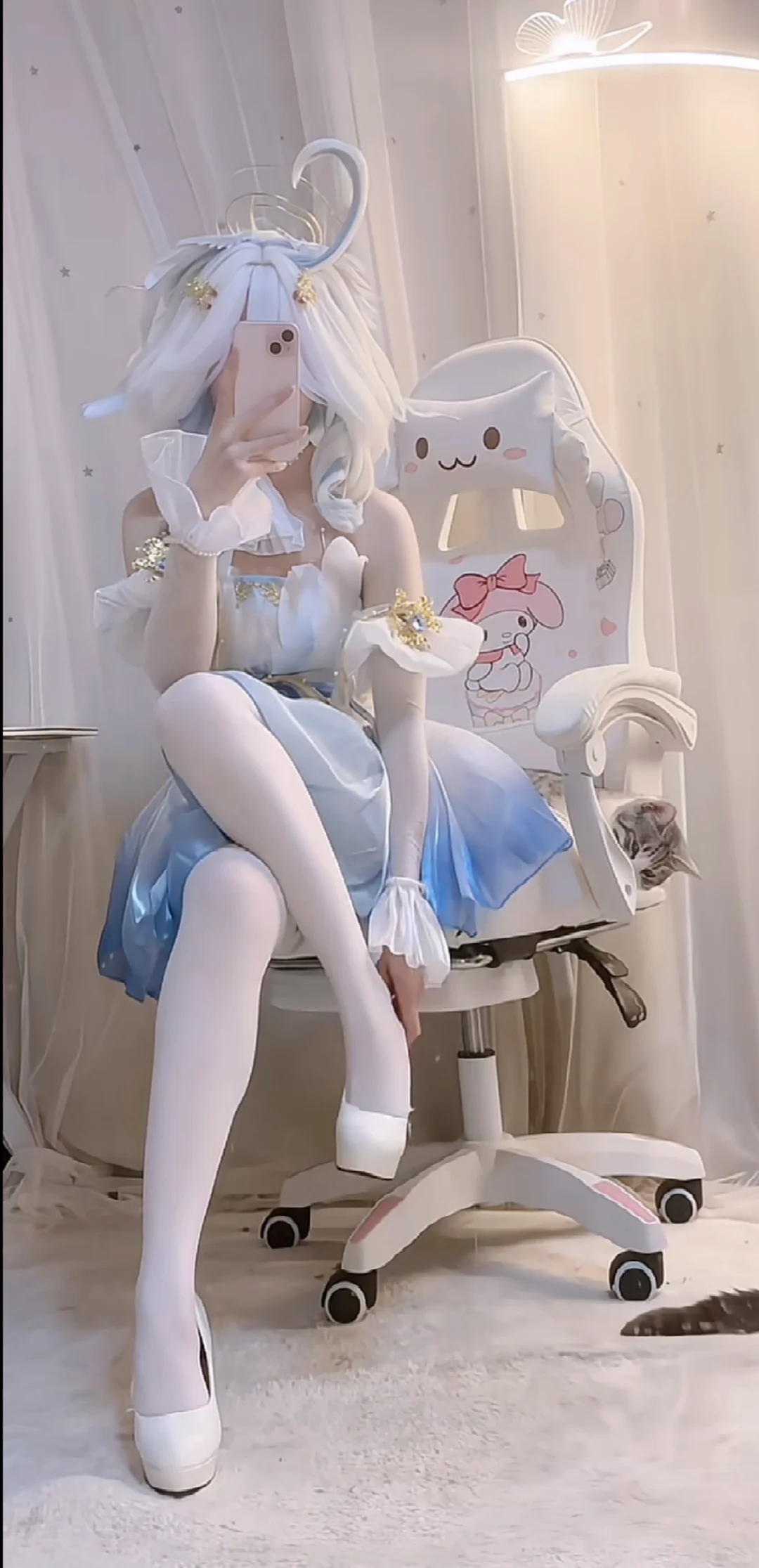 香甜可口的白丝芙芙！