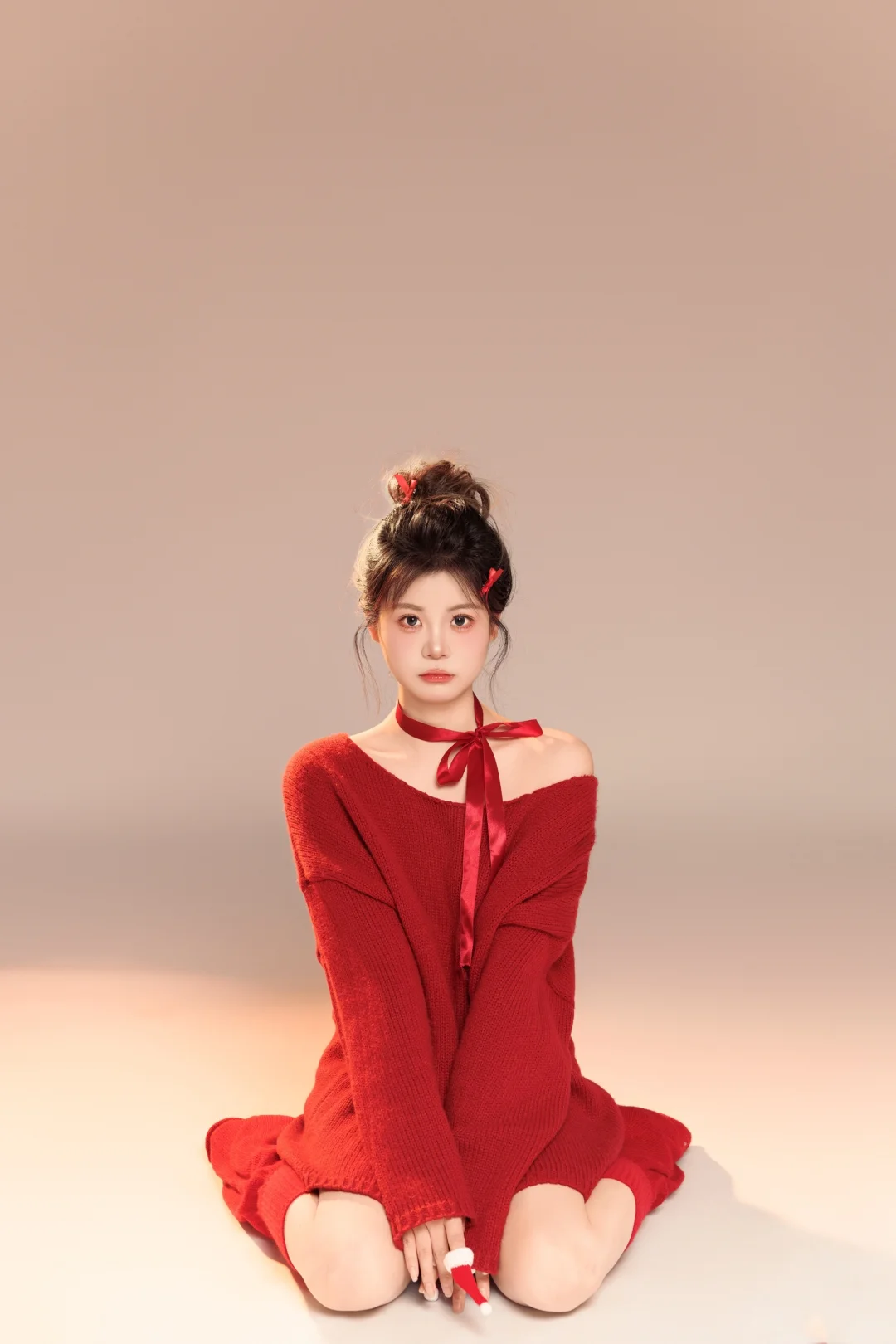 这套圣诞小红帽也太甜了吧🎄黄州写真