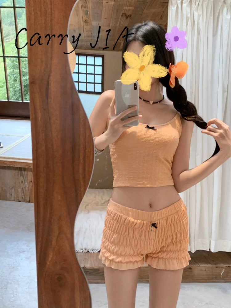 焦糖橘泳衣甜到我心坎里了🍊