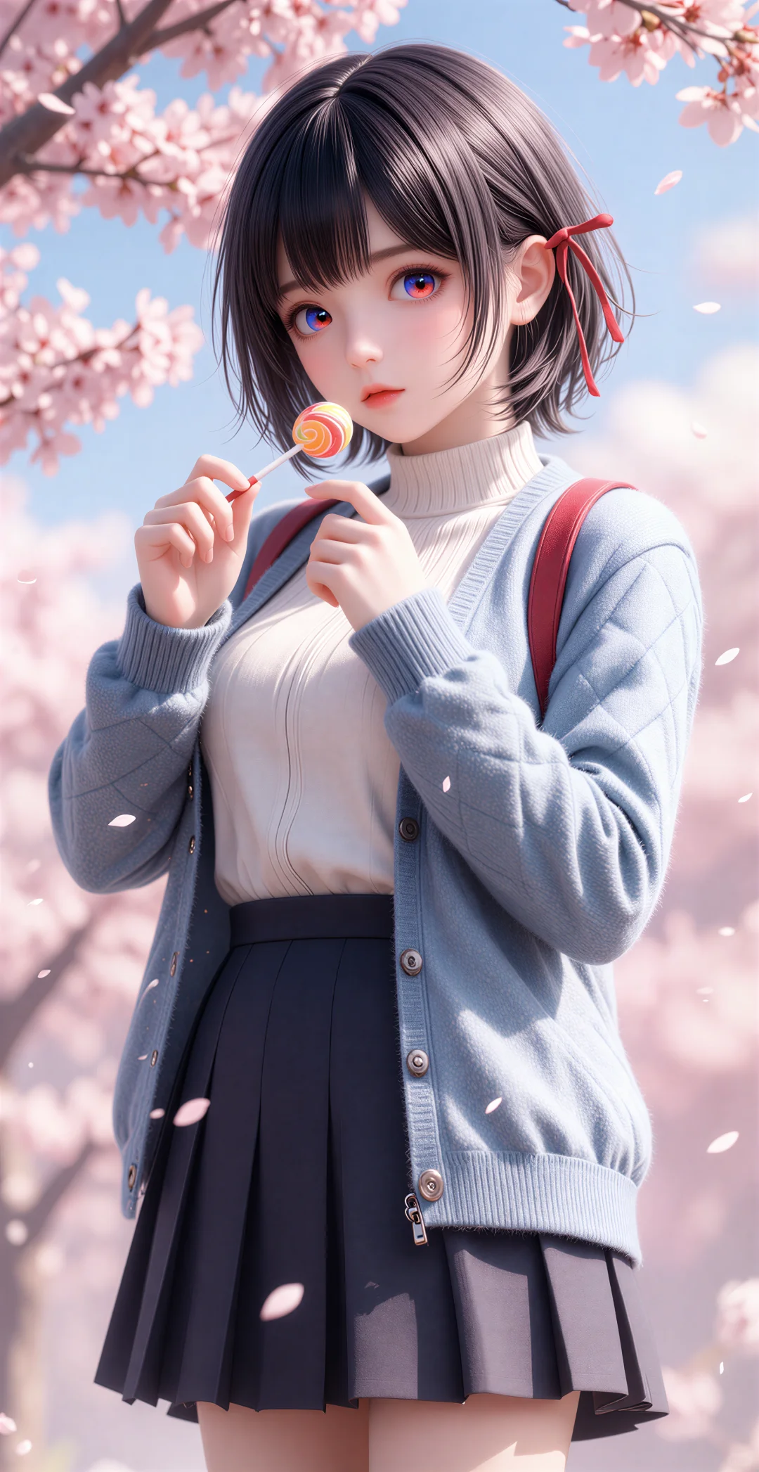 樱花季的邂逅 邻家小妹