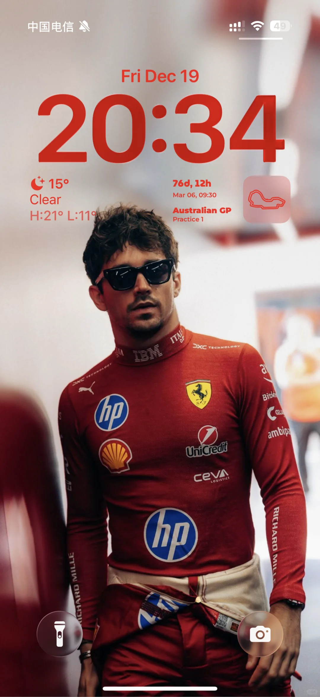 F1 4K壁纸日更｜勒克莱尔，红马战车