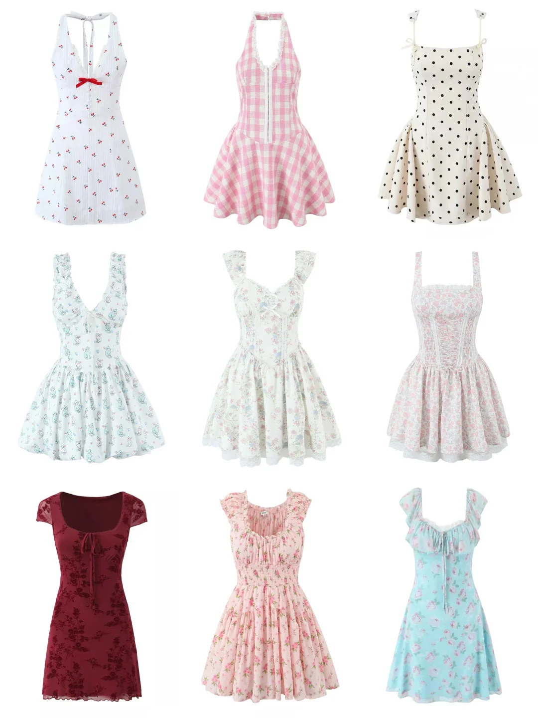 夏日甜美少女风连衣裙～～～39💰