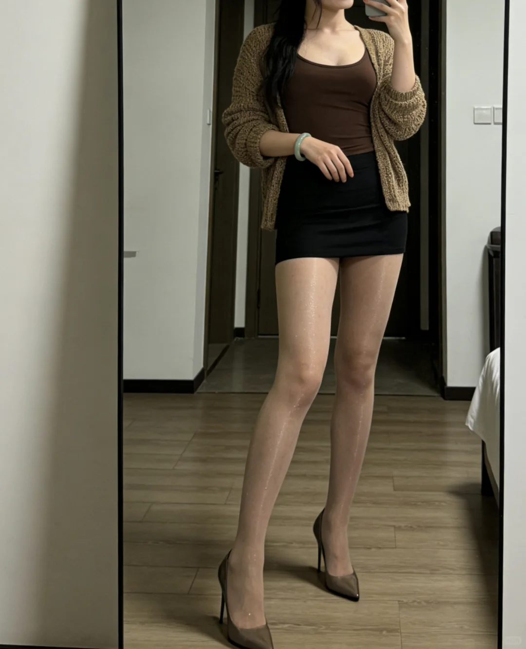 油光加珠光丝袜来一波