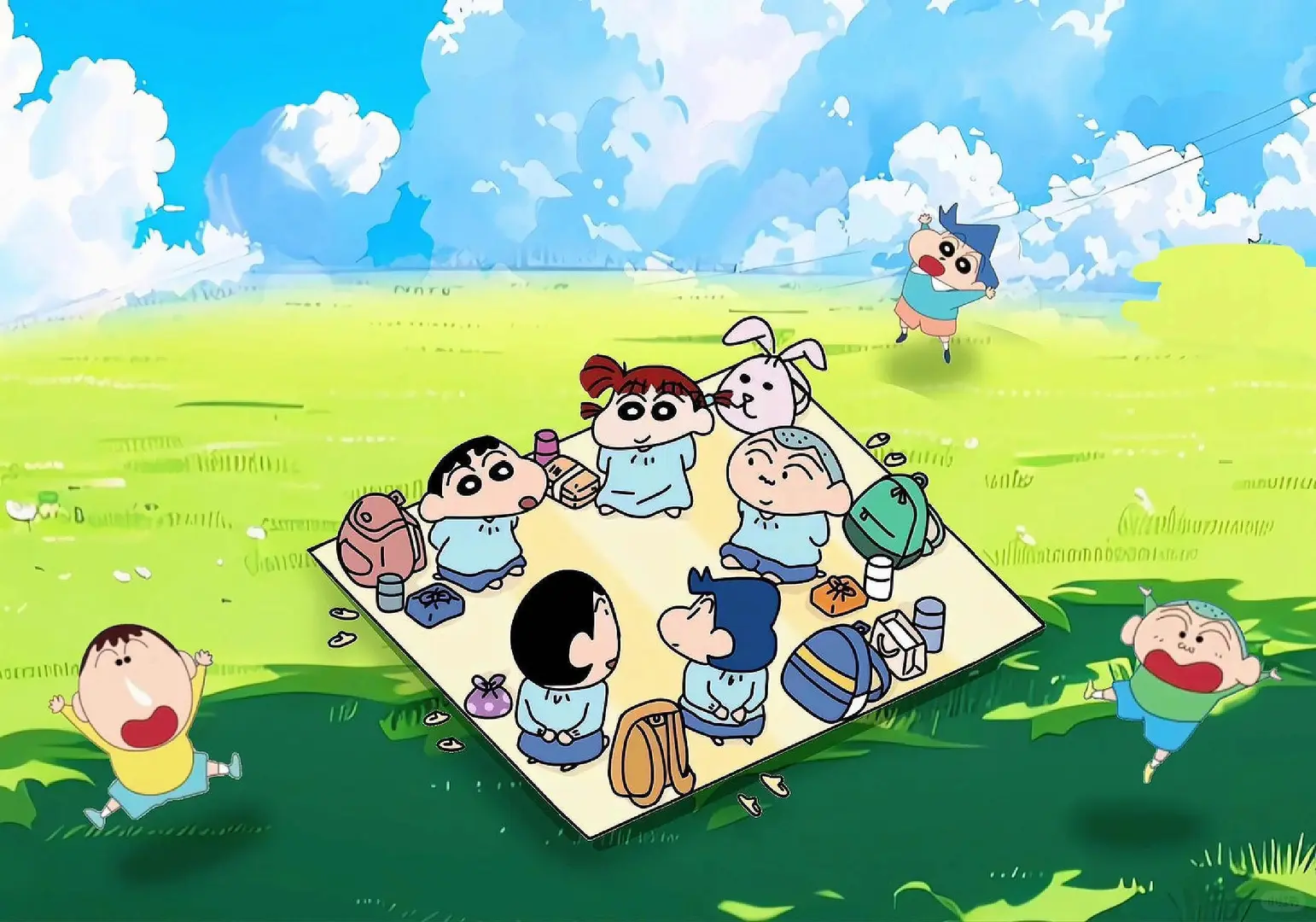 蜡笔小新ipad平板横屏壁纸 ～