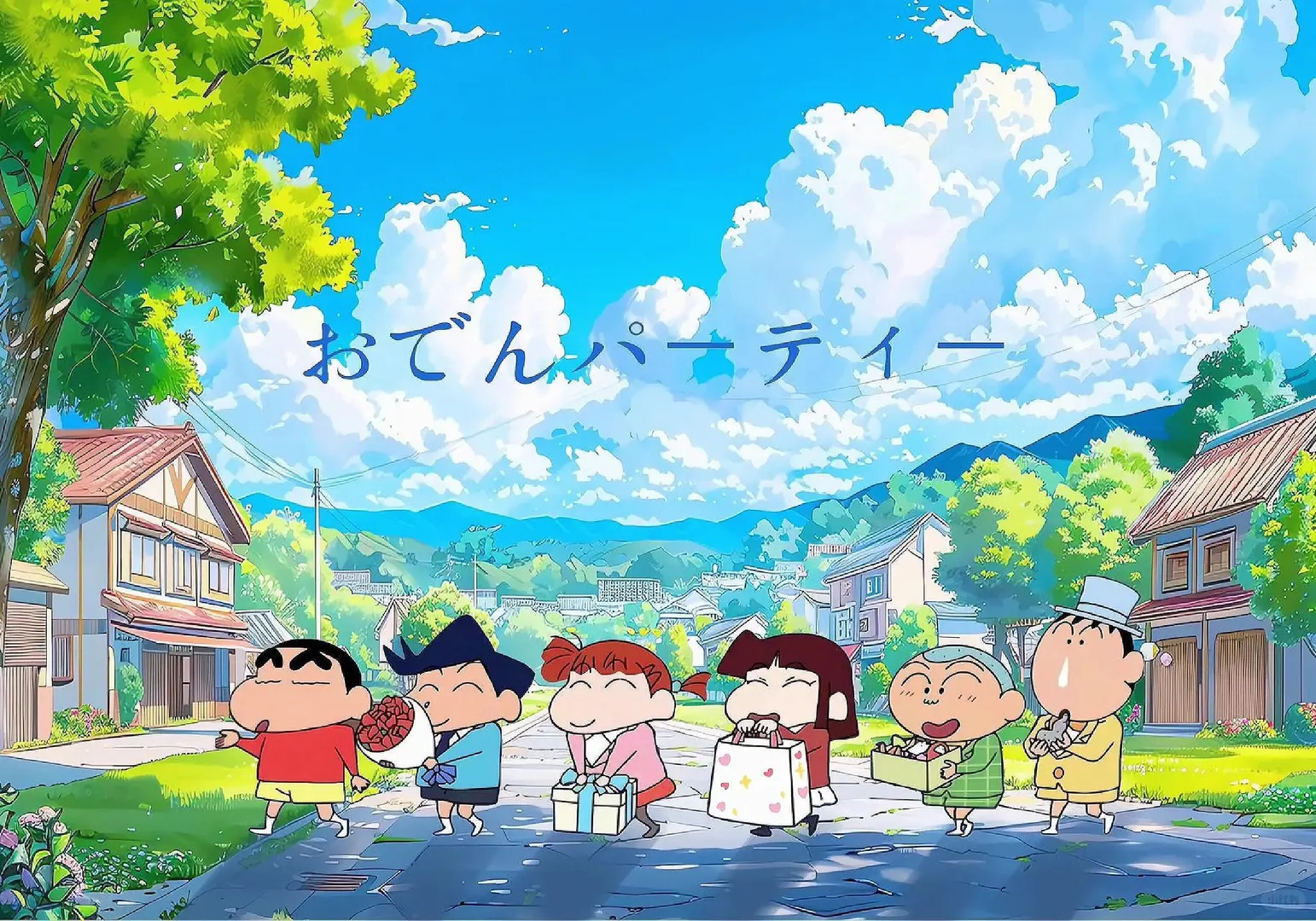 蜡笔小新ipad平板横屏壁纸 ～