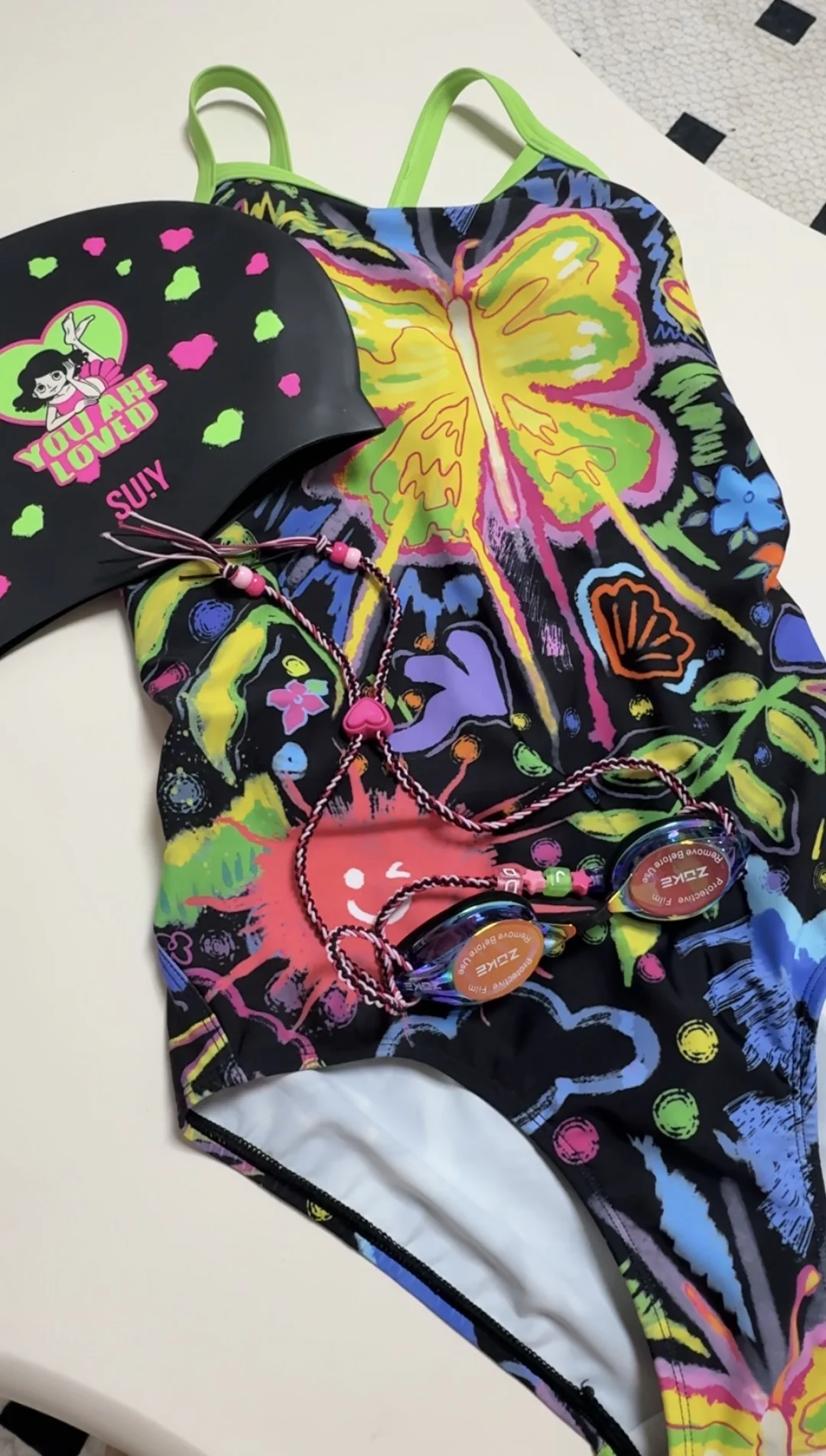 游泳🏊🏻‍♀️｜新泳衣，包进步的！