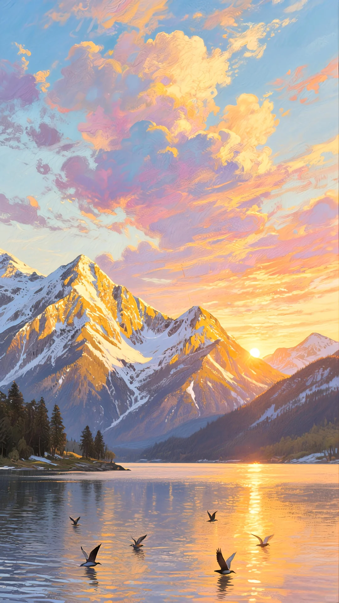 五行齐全能量壁纸🌲🌞⛰️🏔️💧