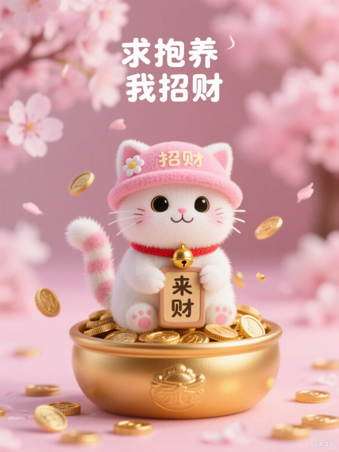 我是一只可爱又治愈的招财猫❤️