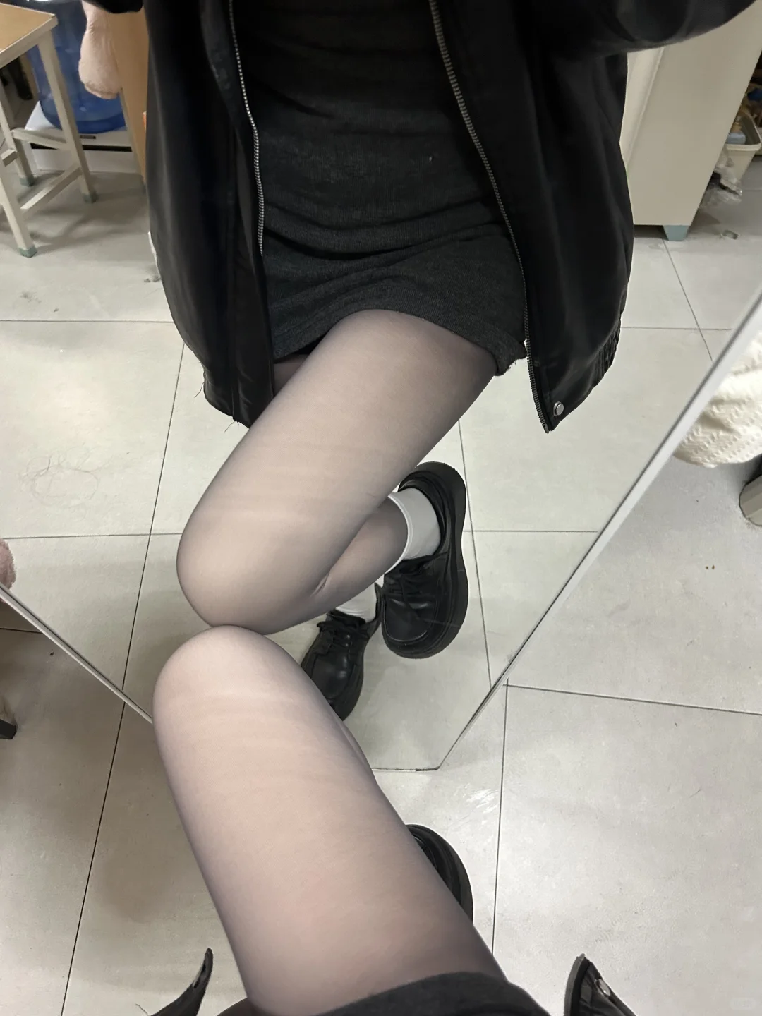 买到了我的人生加绒黑丝！！