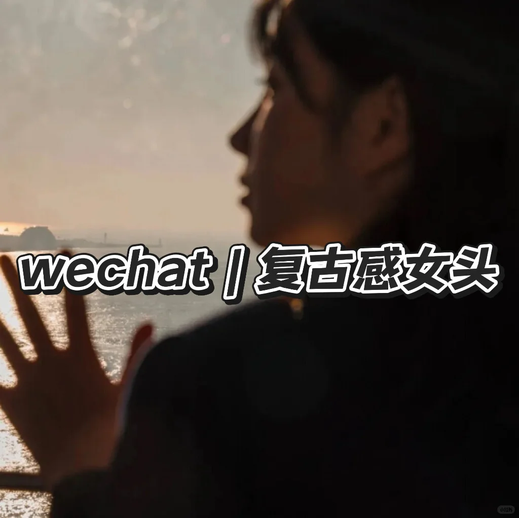 wechat｜复古感女头