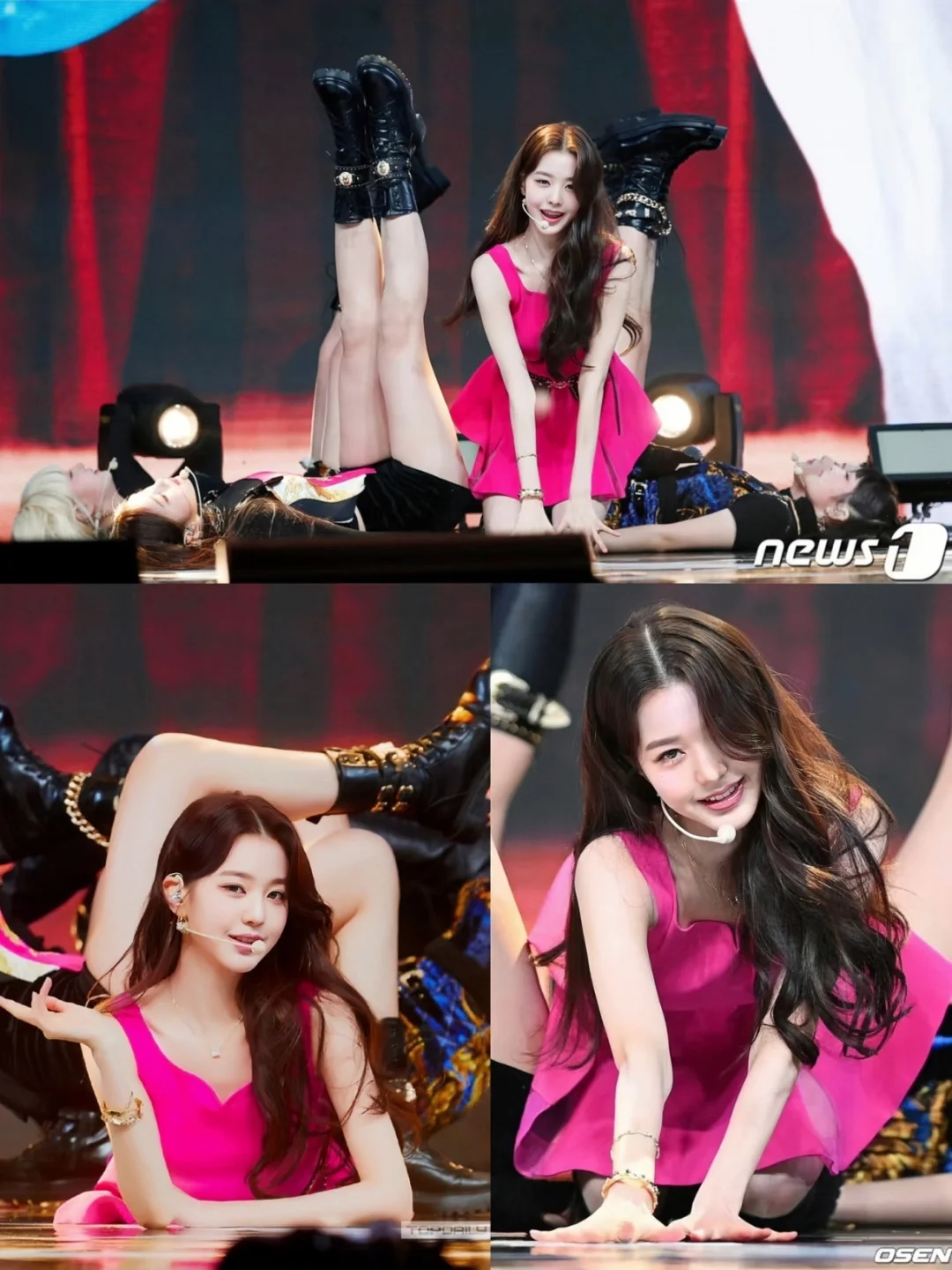 世界上找不到第二个比她更适合玫红色的女人