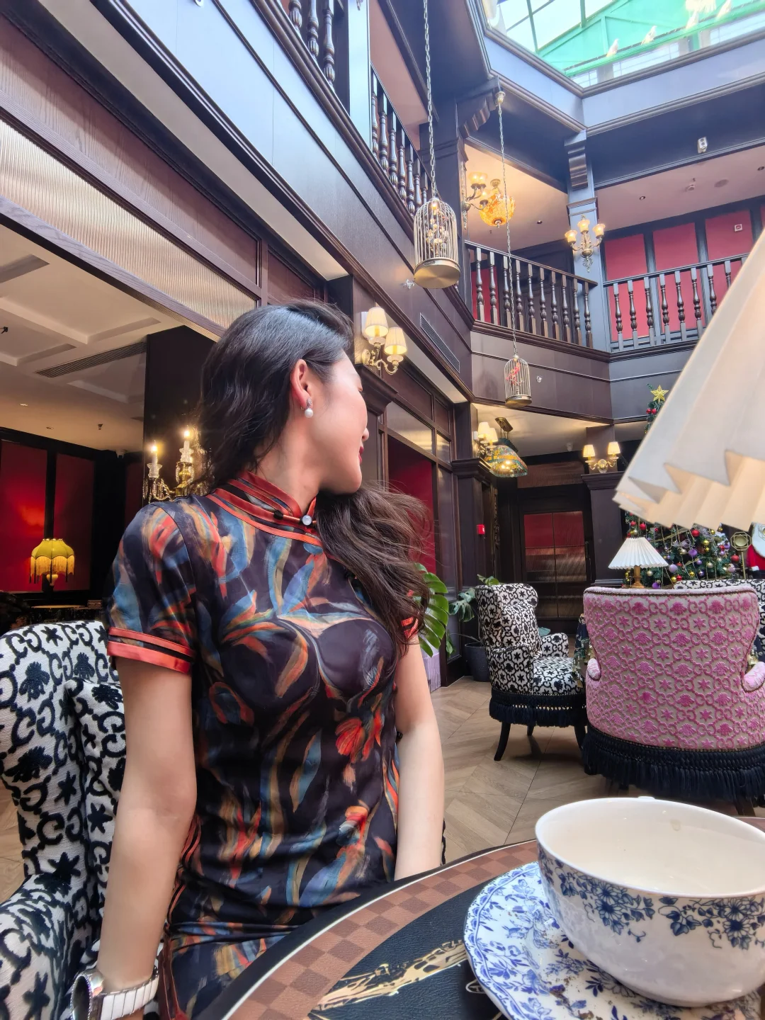 属于中国女人的冬日温馨浪漫🏵旗袍下午茶