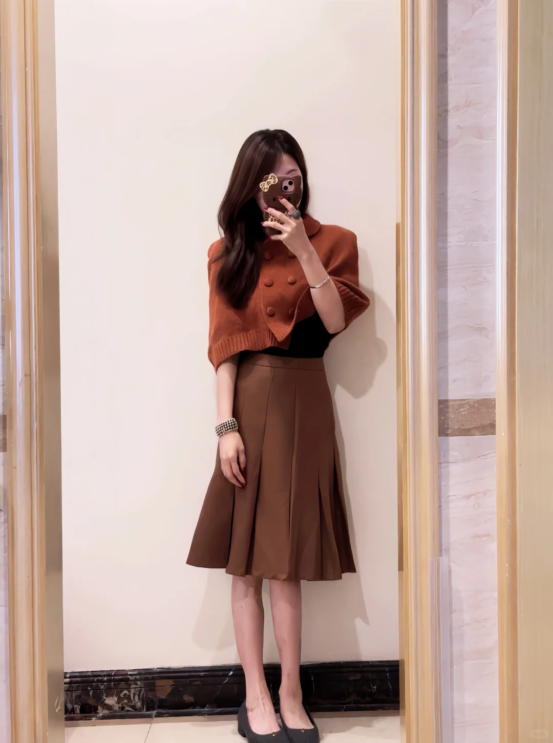 气质感法式穿搭～棕色系棕色系