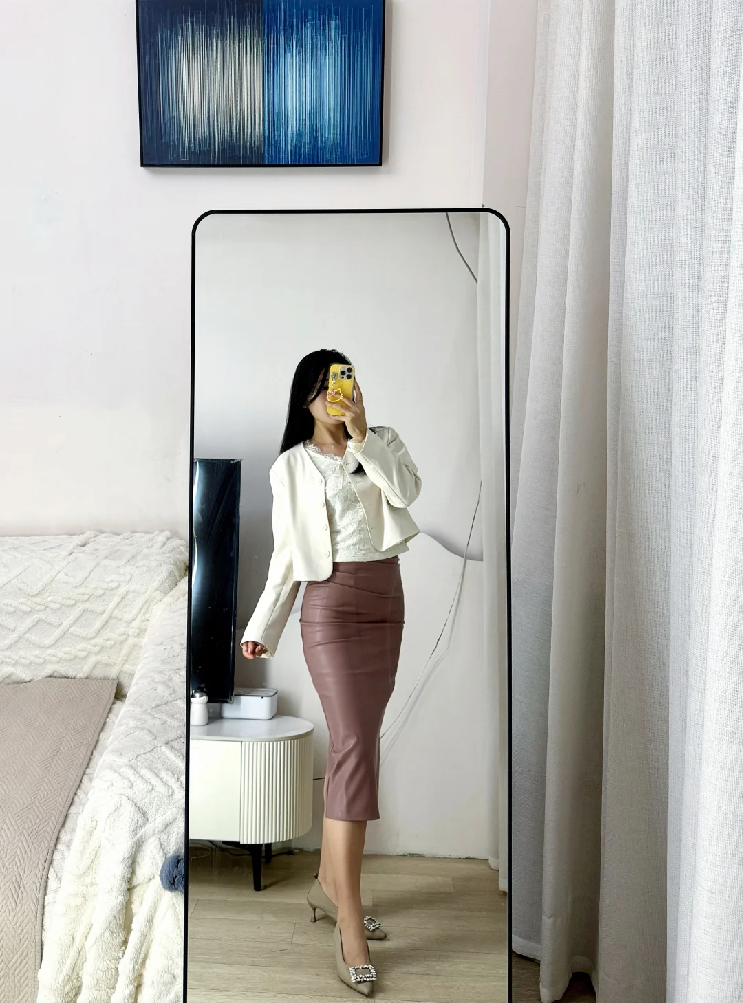 半身裙➕丝袜穿搭