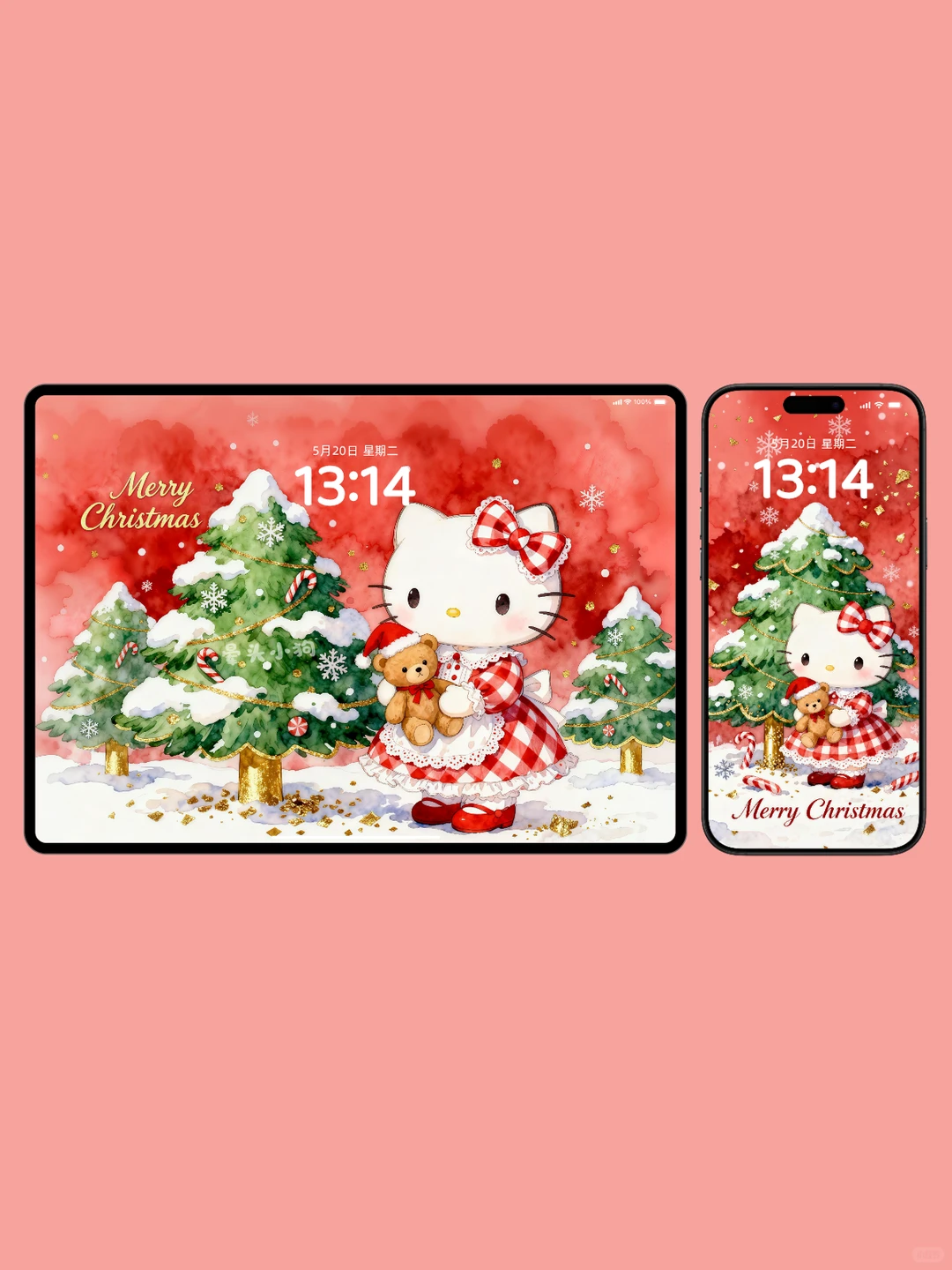 478｜HelloKitty·圣诞童话🎄｜平板壁纸