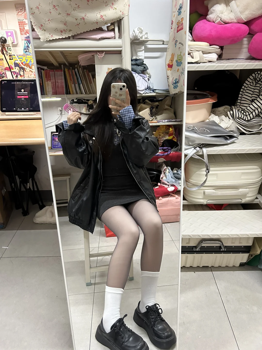 买到了我的人生加绒黑丝！！