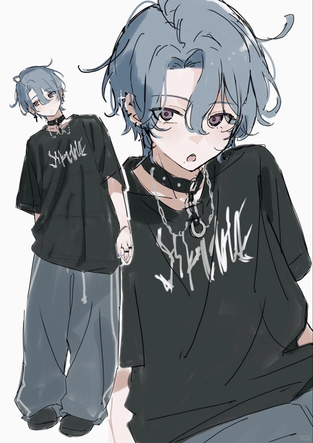 好喜欢这种画风，线条简直灵动到犯规！