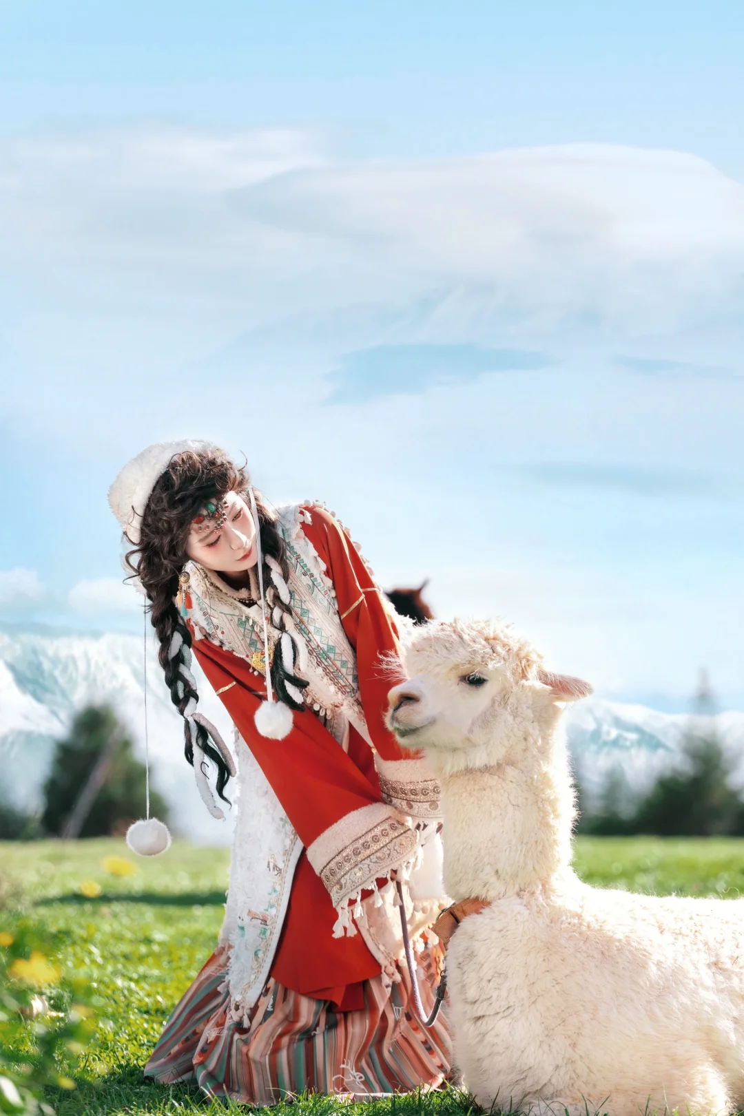 📷丽江写真｜雪山脚下拍出电影感牧羊女大片