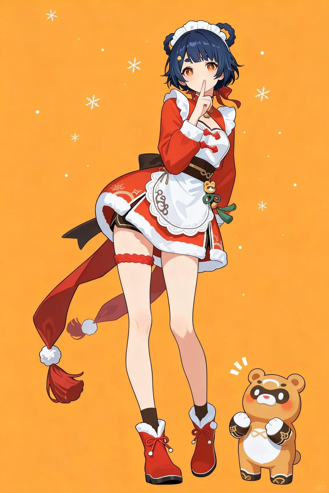 萌化了！圣诞美少女🎄