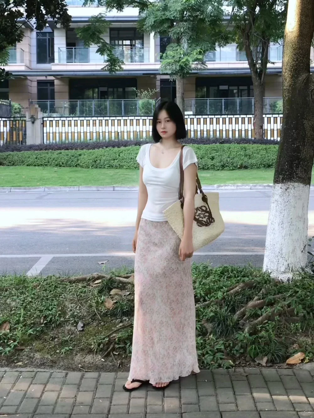 啊啊啊几十块钱挖到超满意的粉色碎花裙！