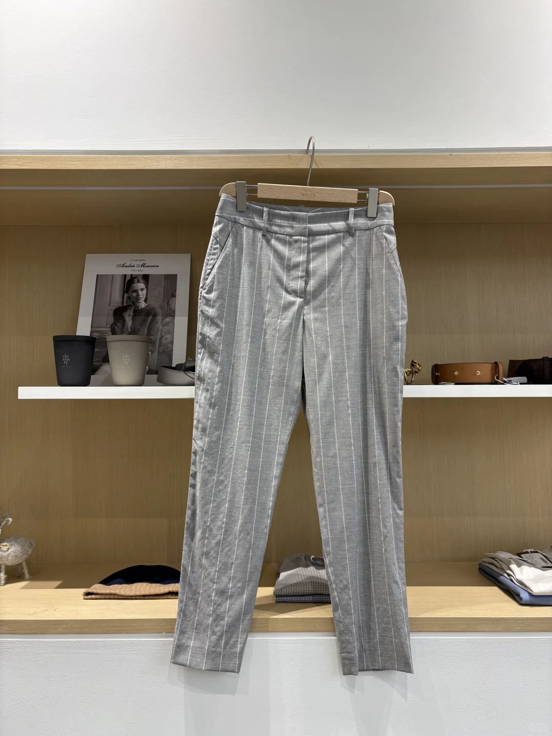 ELEVENTY条纹休闲裤，高级感满满！