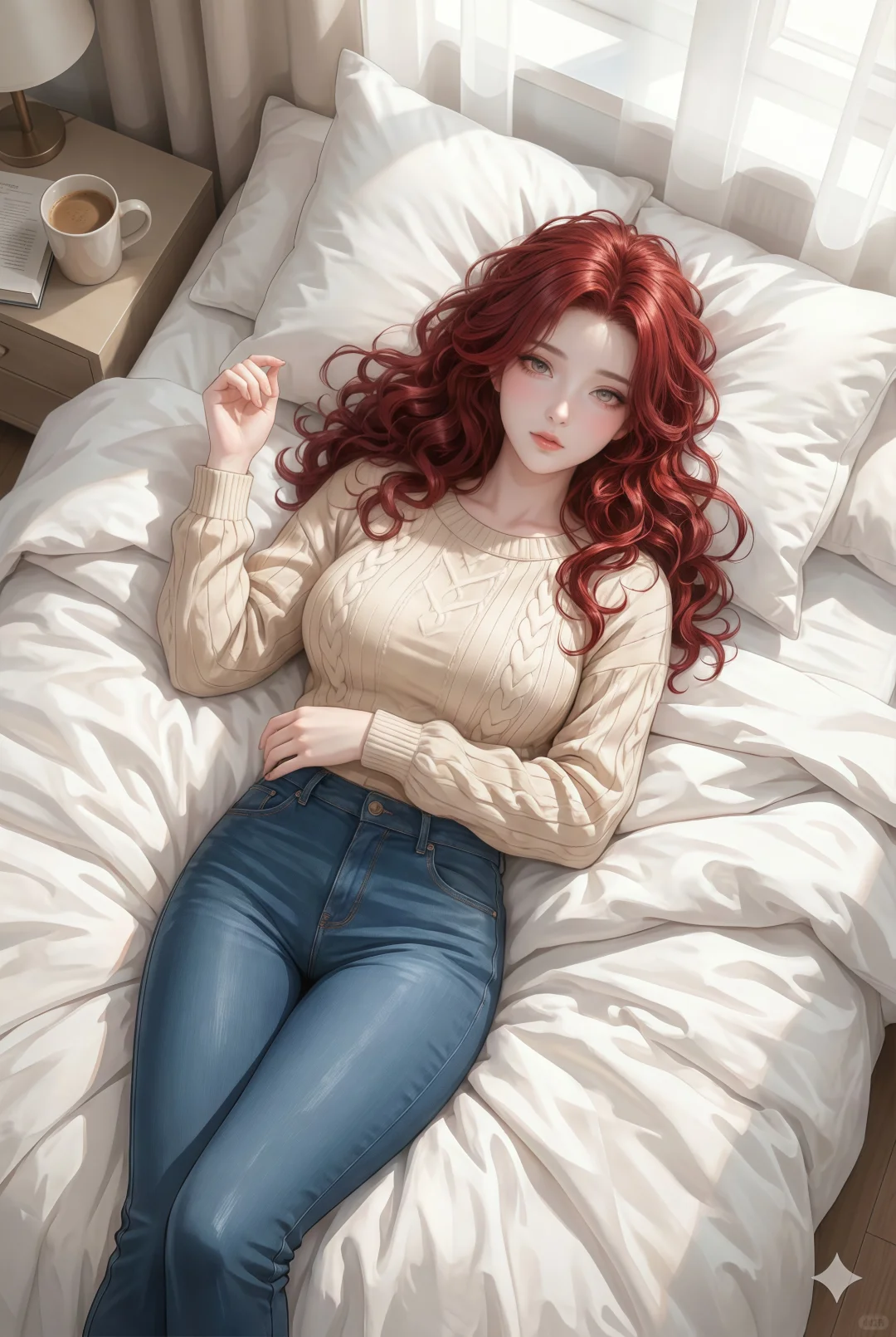 今天是日常系红发女友穿搭！