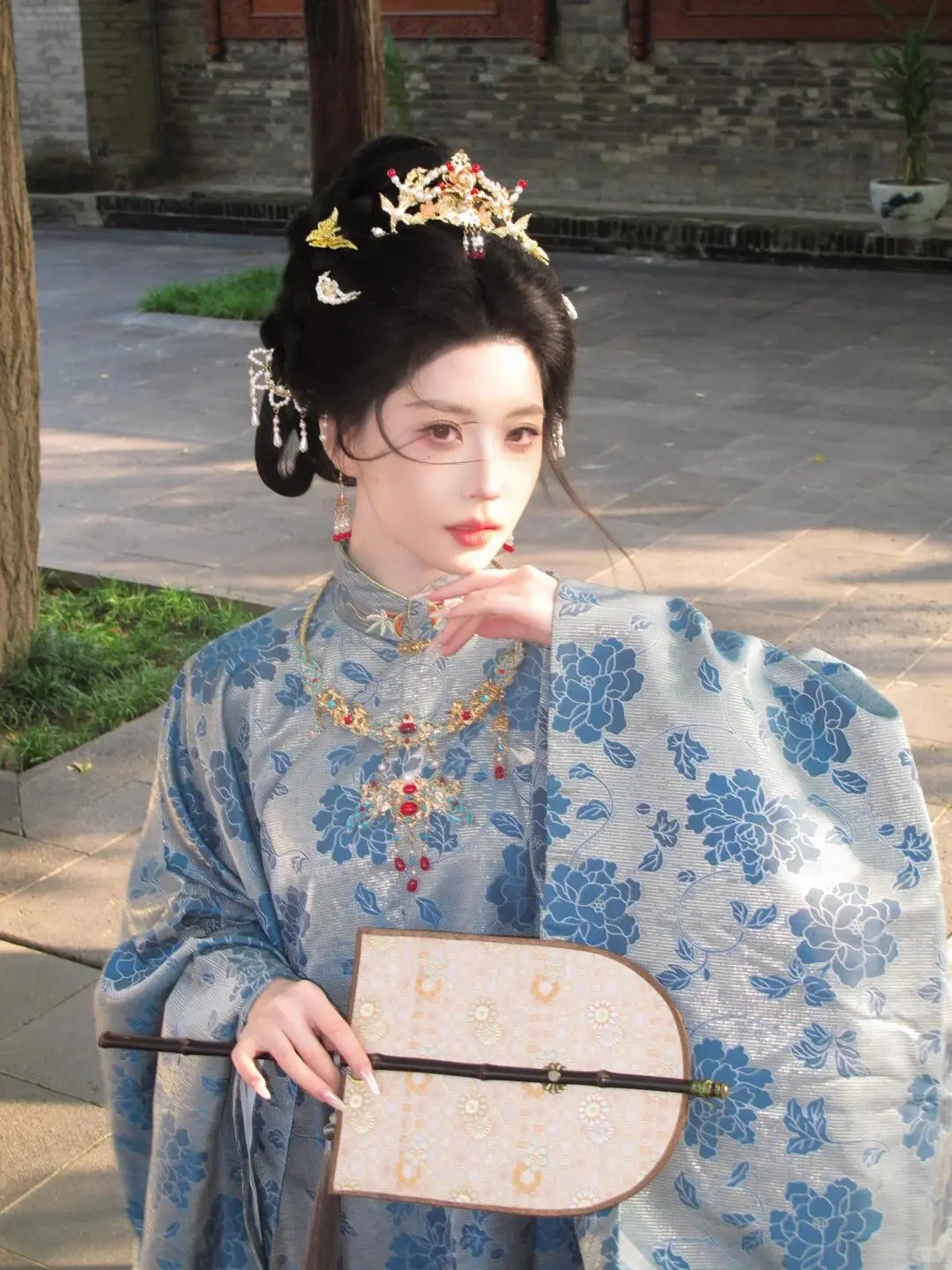 西安！不夜城！体验一天明制贵女（含披肩