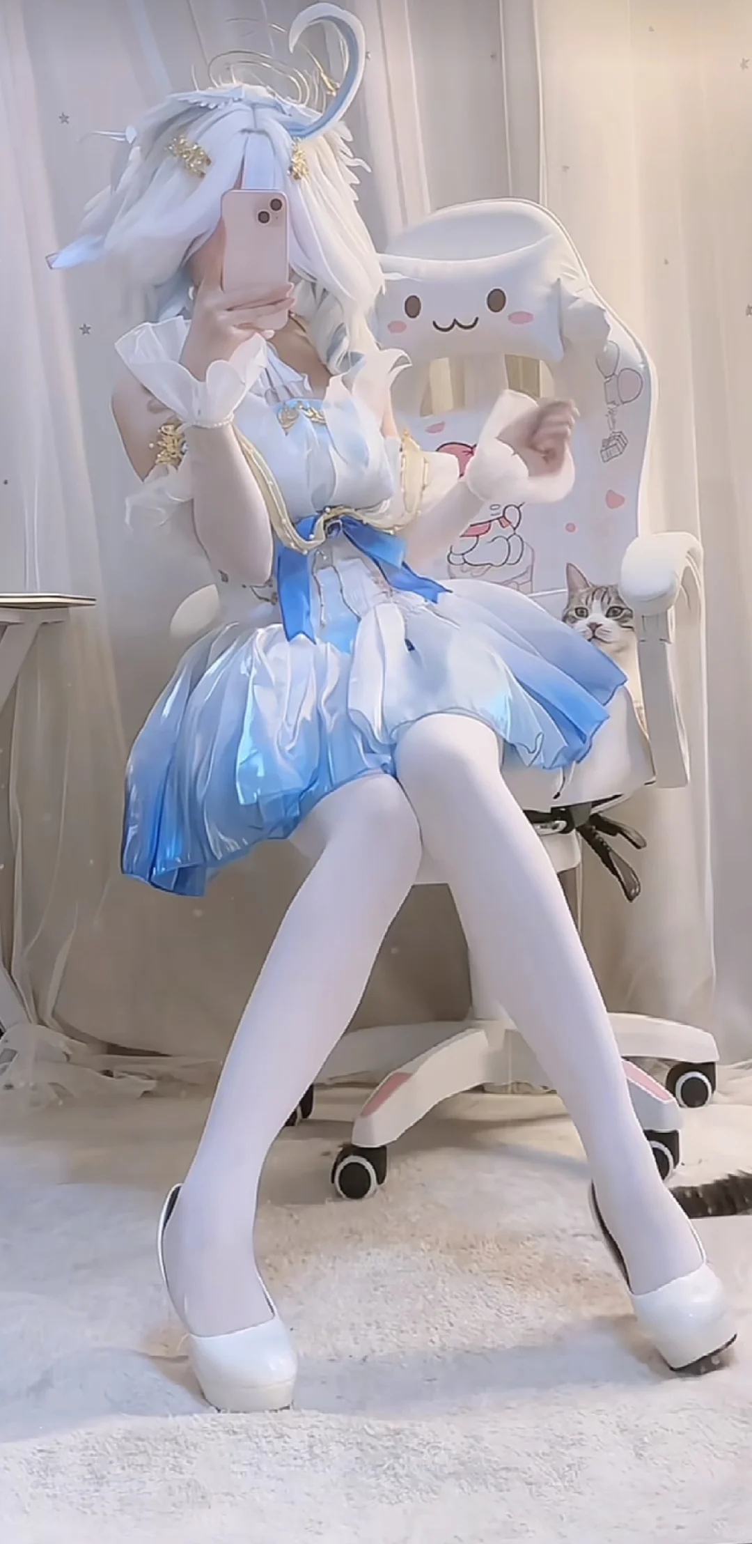 香甜可口的白丝芙芙！