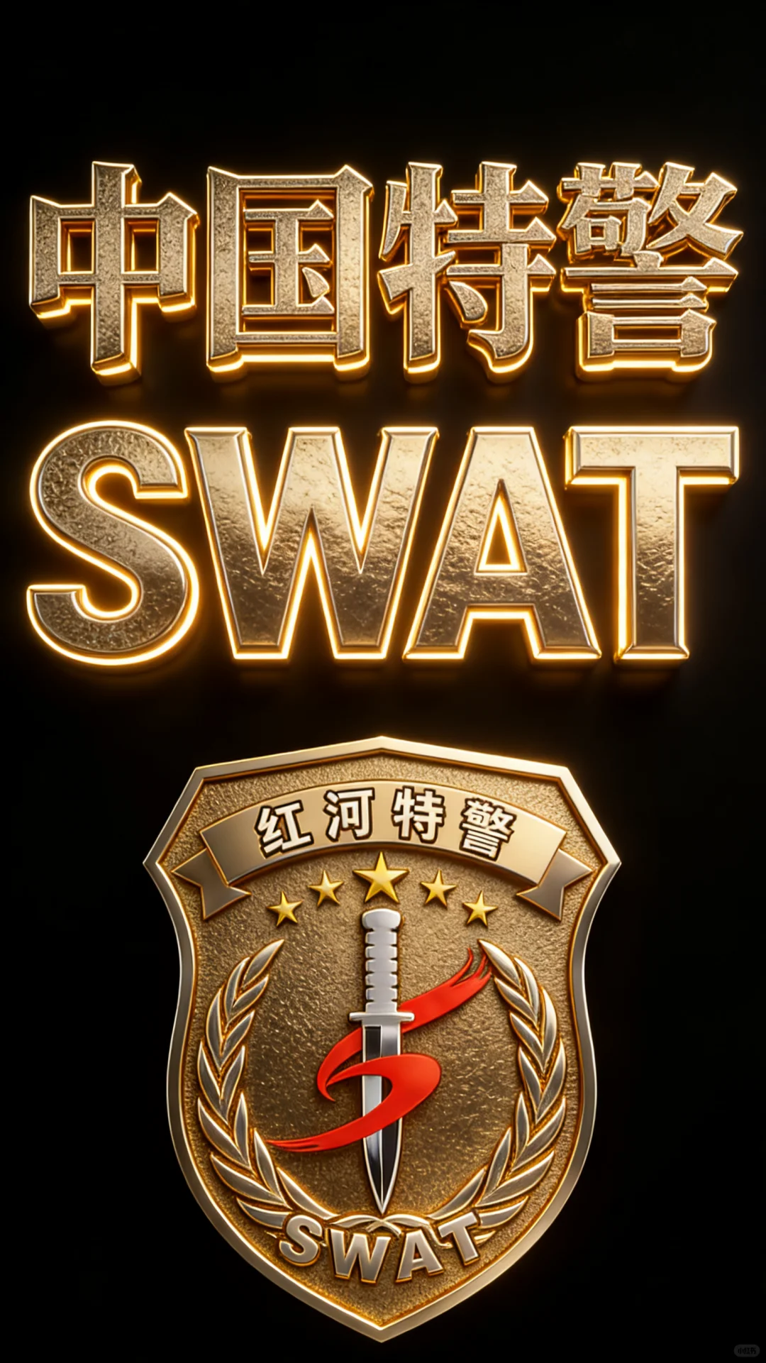 特警壁纸天花板！铁血柔情直接焊在手机上！