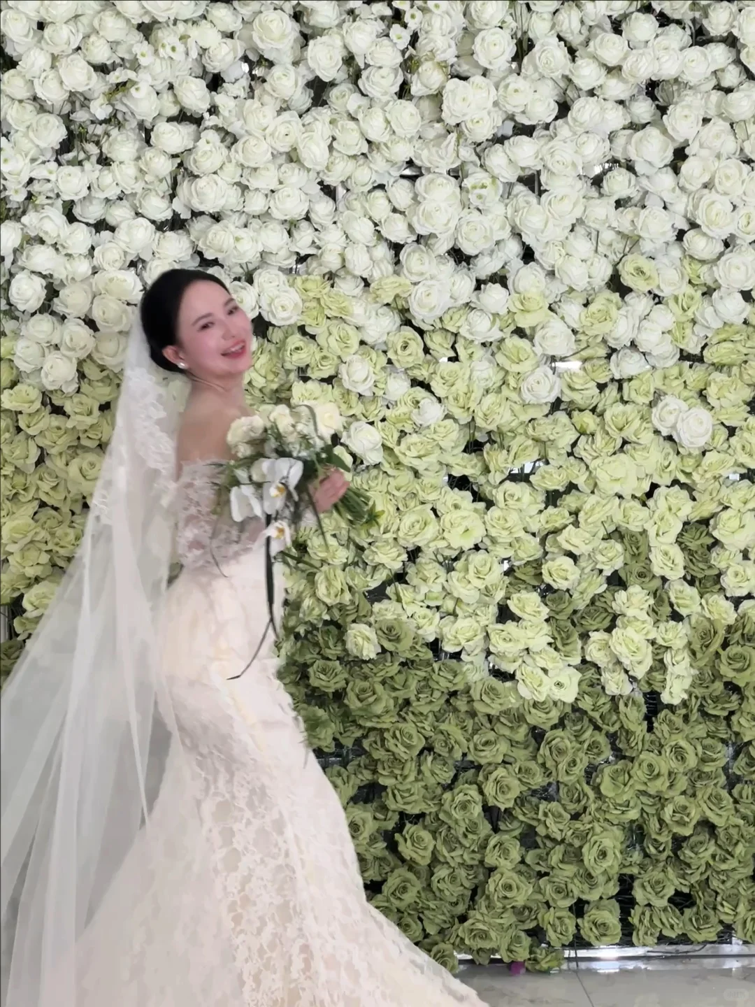 蕾丝鱼尾婚纱！🫧谁懂！！！