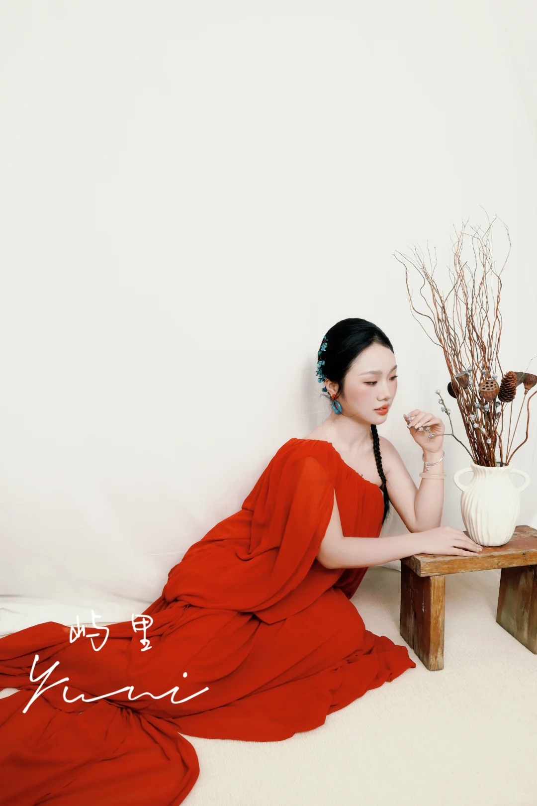 今日客片｜红蓝撞色中式写真🔴🔵