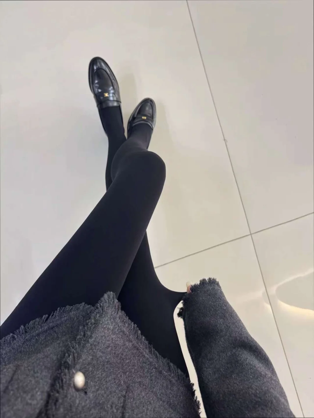 这条裤袜也太绝了吧！显瘦到我不敢认！