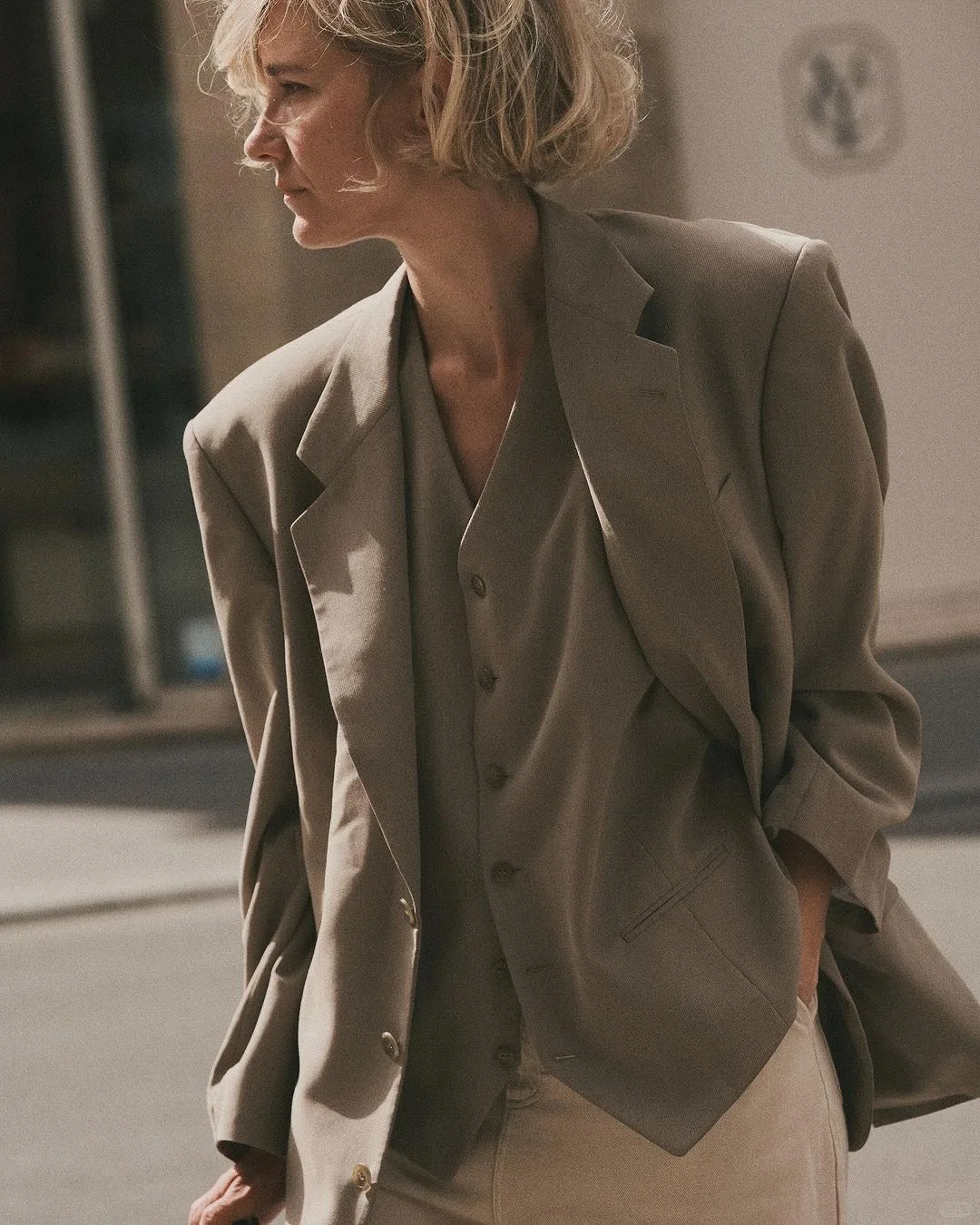 女生穿西装 总是很好看——法式風情