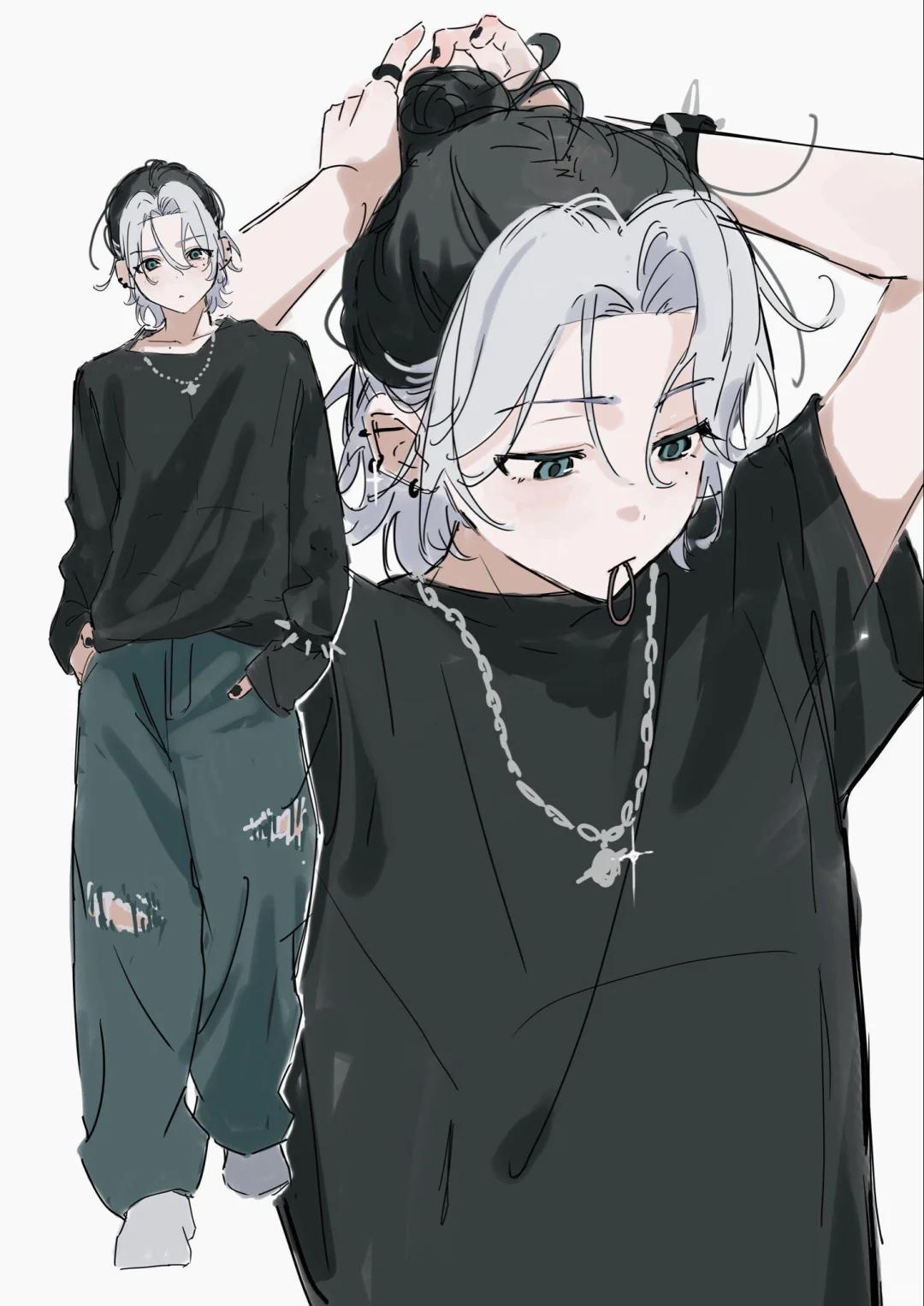 好喜欢这种画风，线条简直灵动到犯规！