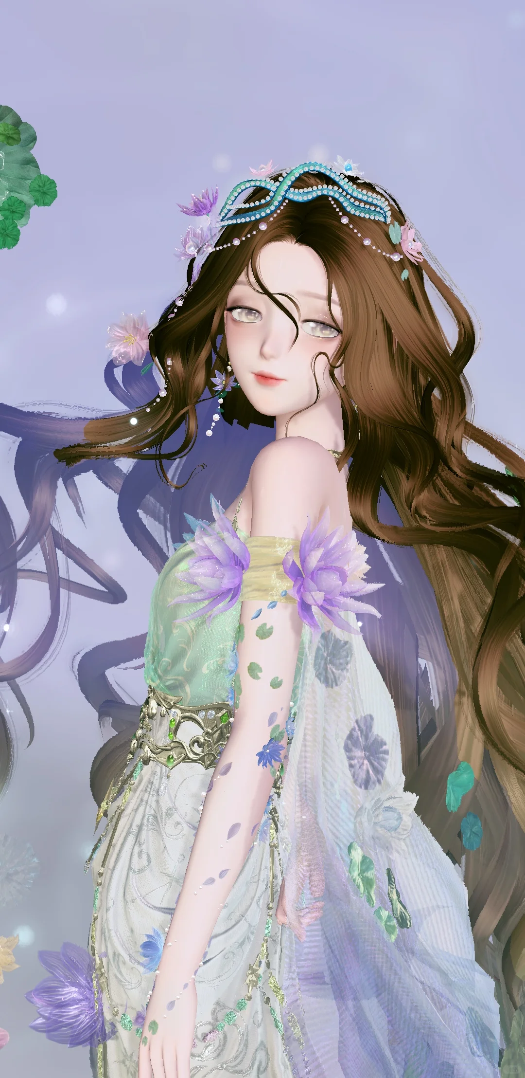 简直是女神级别的美貌