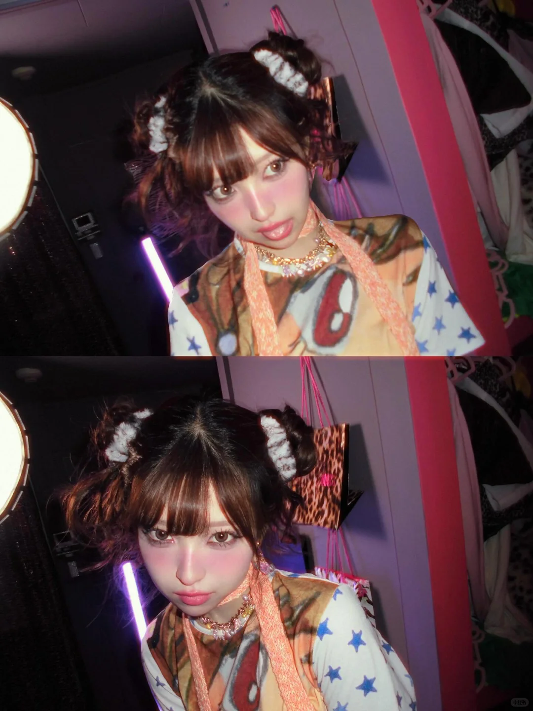 此女简直是中日韩通吃的风格