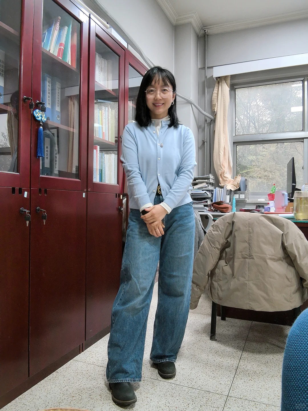 40+体制内女教师短发模式开启