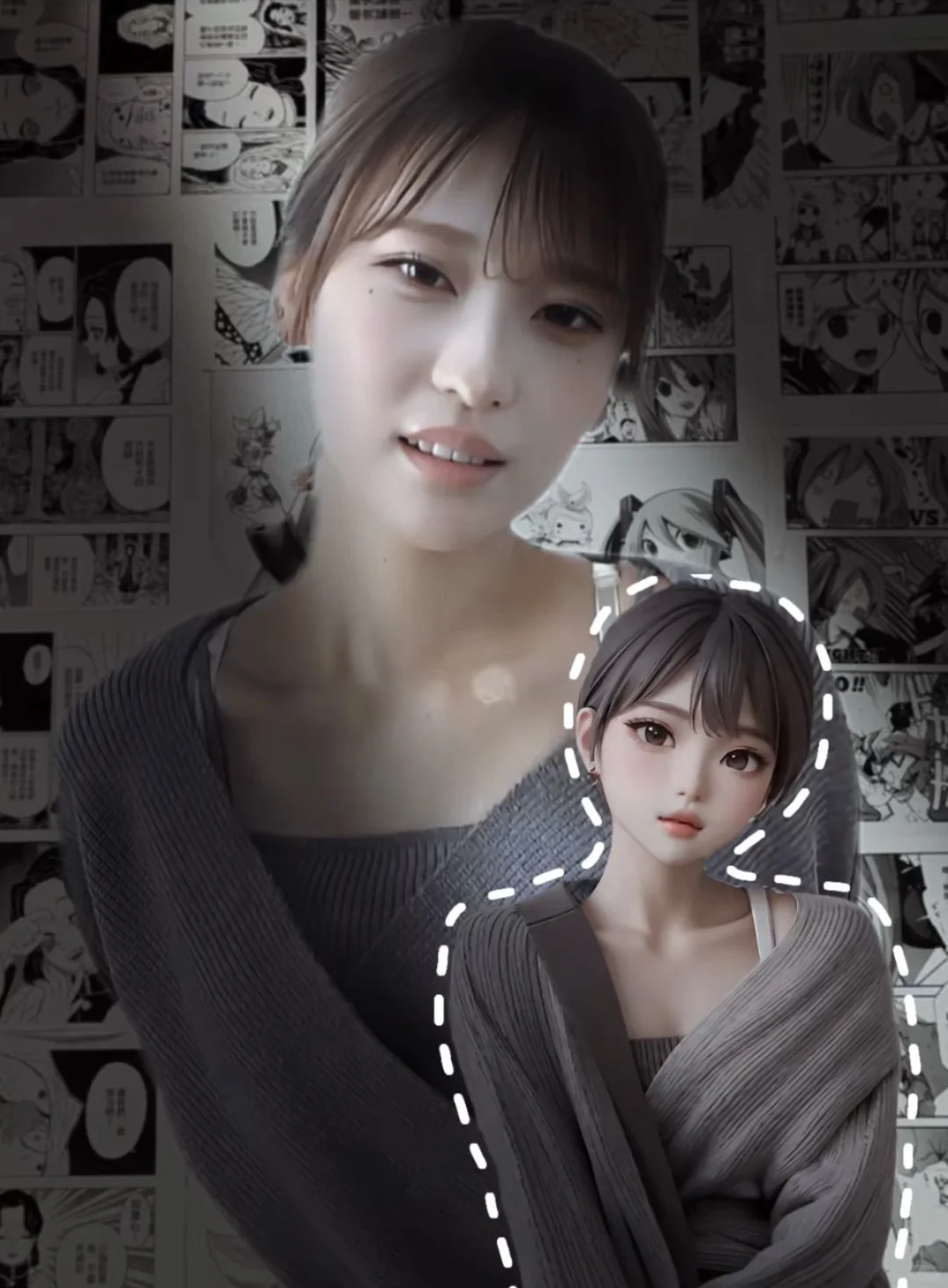 她好像会发光～太美了～