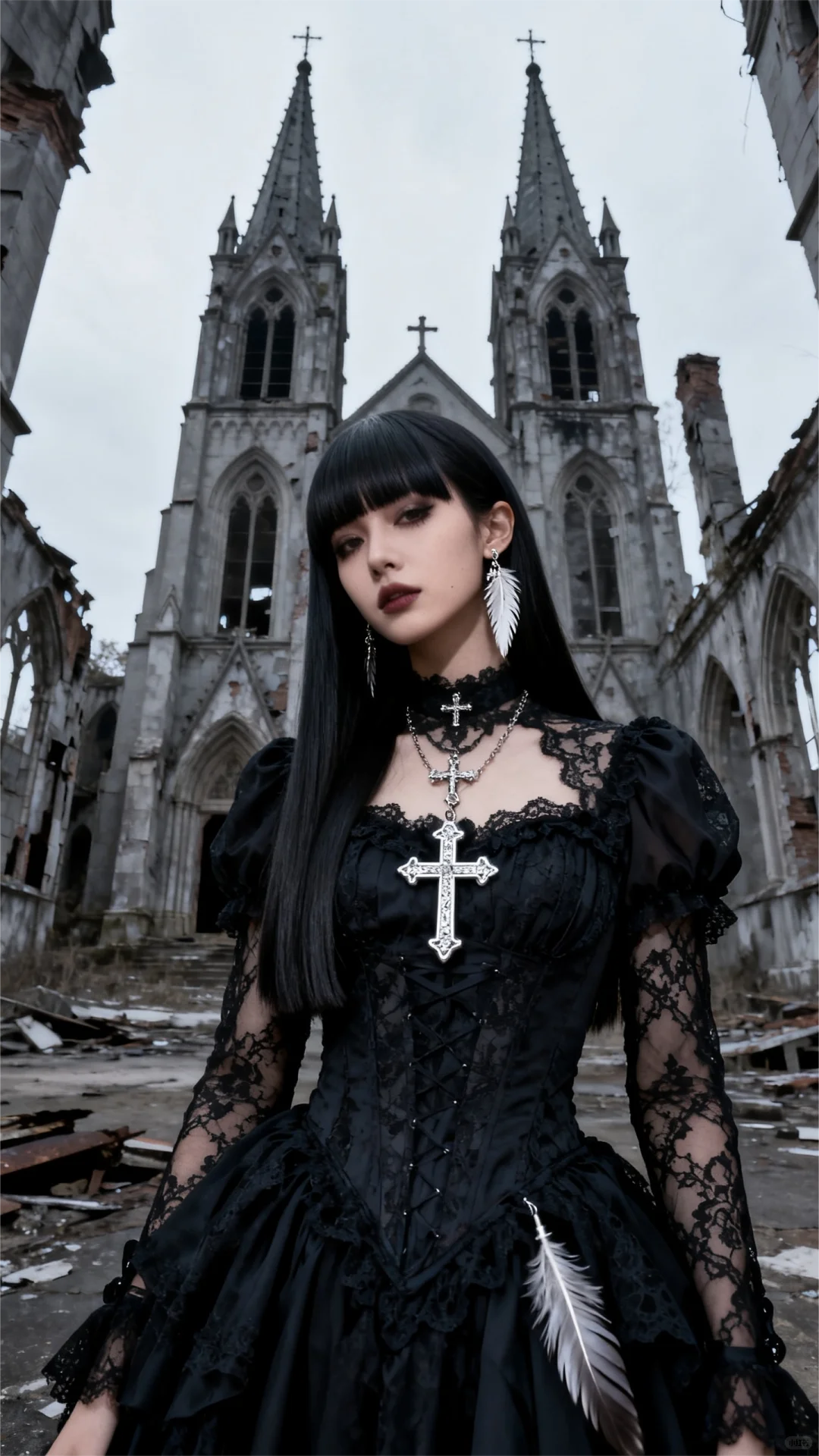 废墟与哥特洛丽塔的暗黑狂想曲🖤