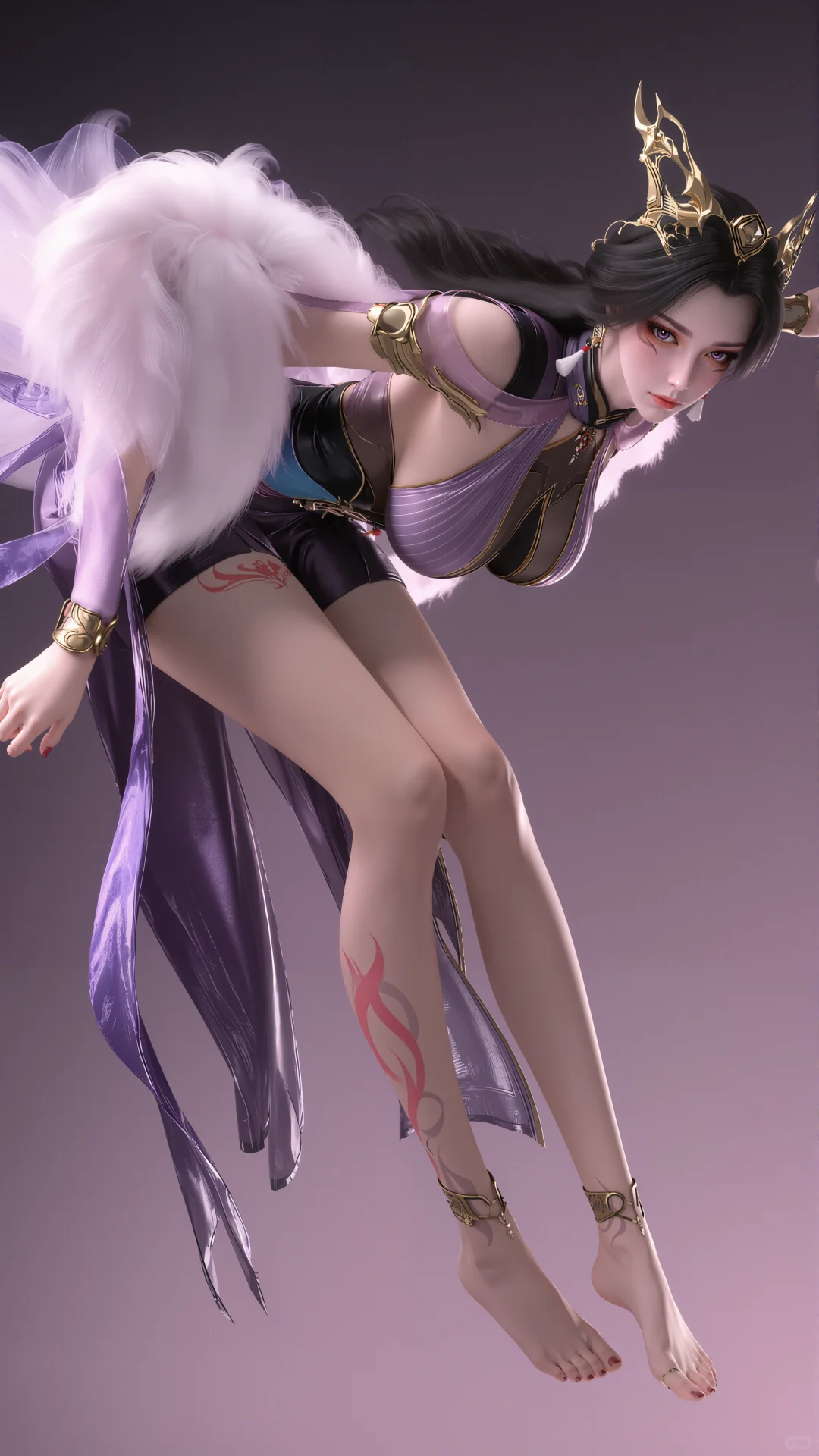 「壁纸」司妙龄，这两米长的美腿