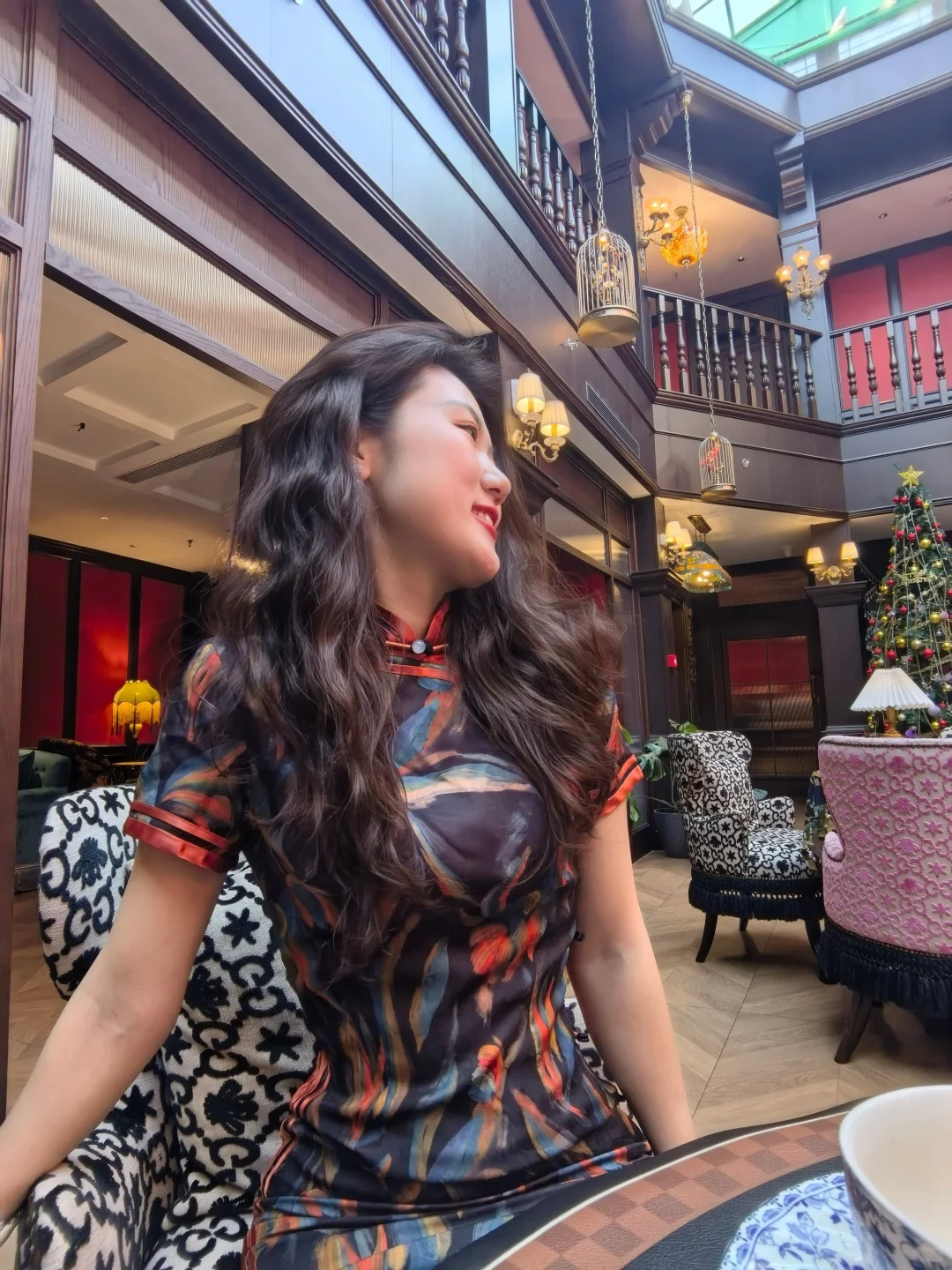 属于中国女人的冬日温馨浪漫🏵旗袍下午茶