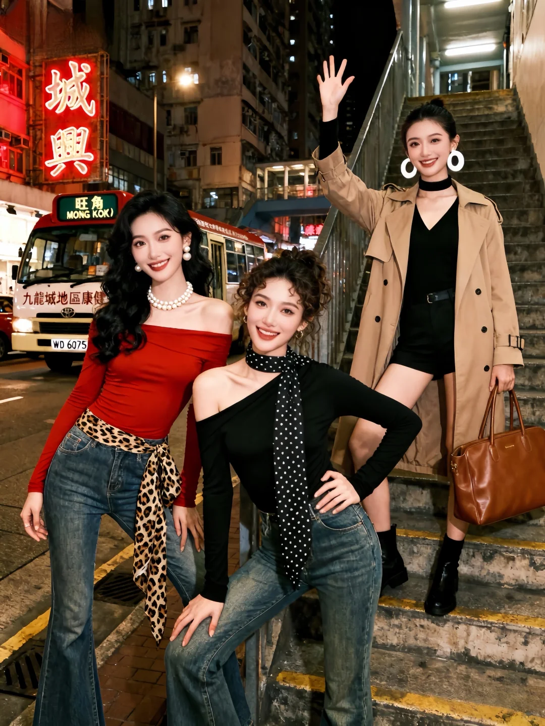 街拍拍照姿势~港风这样拍~