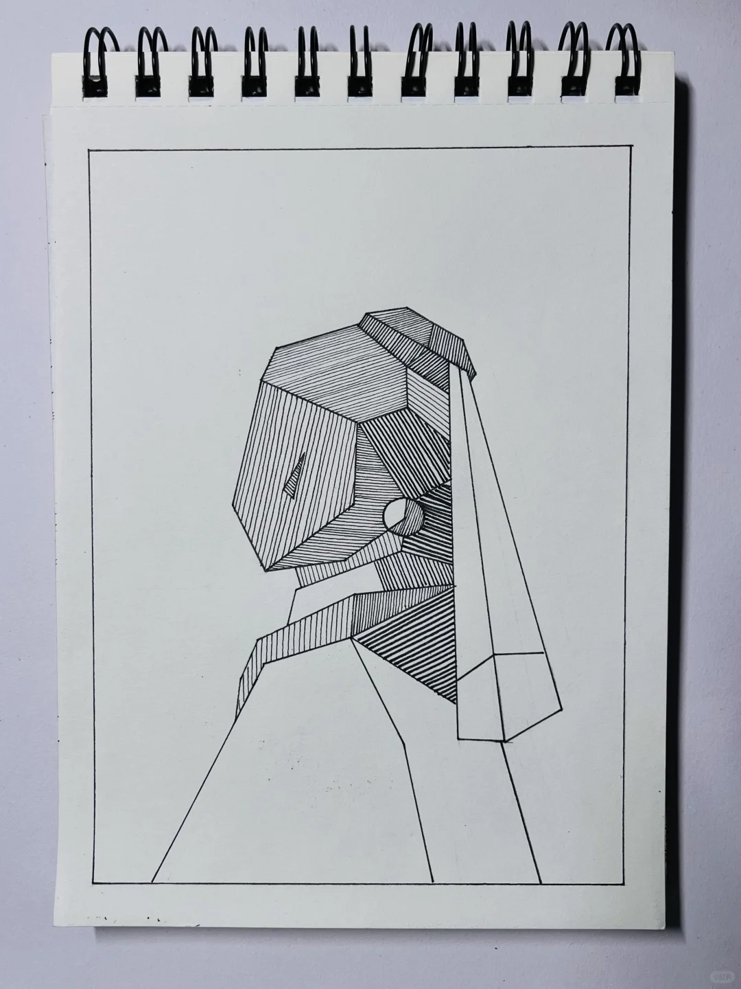 戴珍珠耳环的少女！👩🏻‍🦰控笔练习DAY ❽0🖊