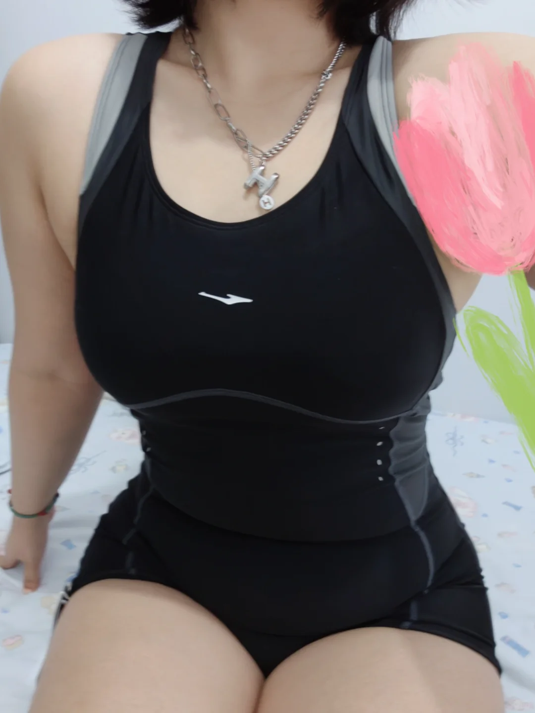 感觉雪天游泳别有雅趣