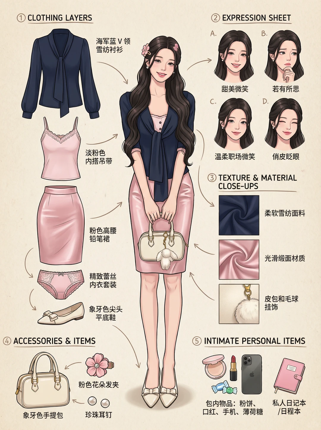 韩系轻熟风穿搭｜黑粉配太有女人味了💅